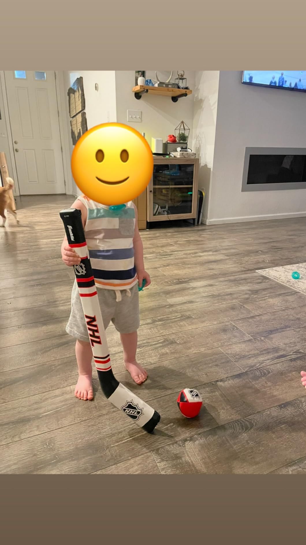 Franklin Sports NHL Kids Hockey Stick & Ball Set, Soft Sport Technology, 24.5 in, for Ages 3+ customer photo 2