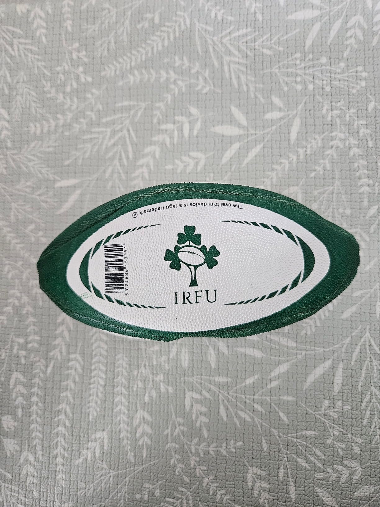 Gilbert Ireland Rugby Ball, Green, Mini, 1 Pack customer photo 1