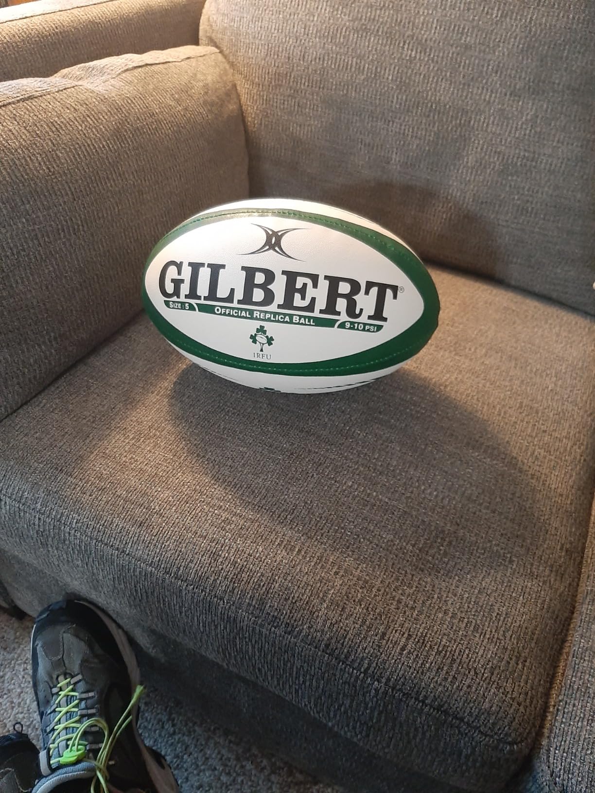 Gilbert Ireland Rugby Ball, Green, Mini, 1 Pack customer photo 2