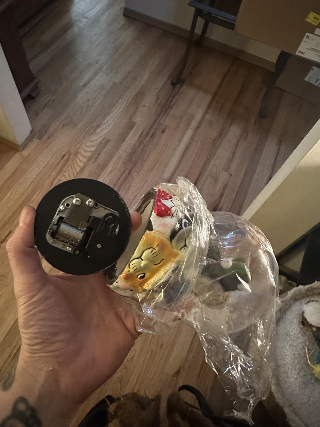 San Francisco Music Box Christmas Cats Musical Snow Globe customer photo 1