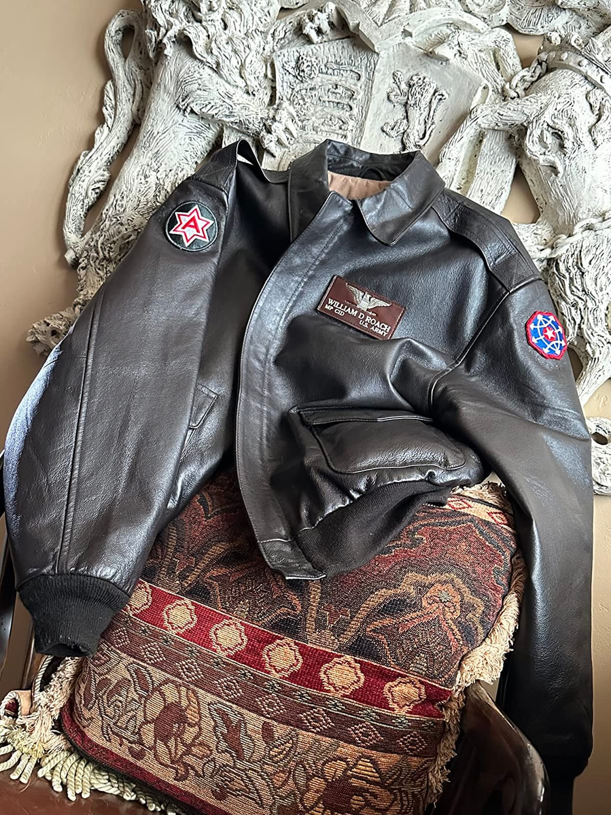 Landing Leathers Men's A-2 Air Force Genuine Leather Bomber Jacket customer photo 1