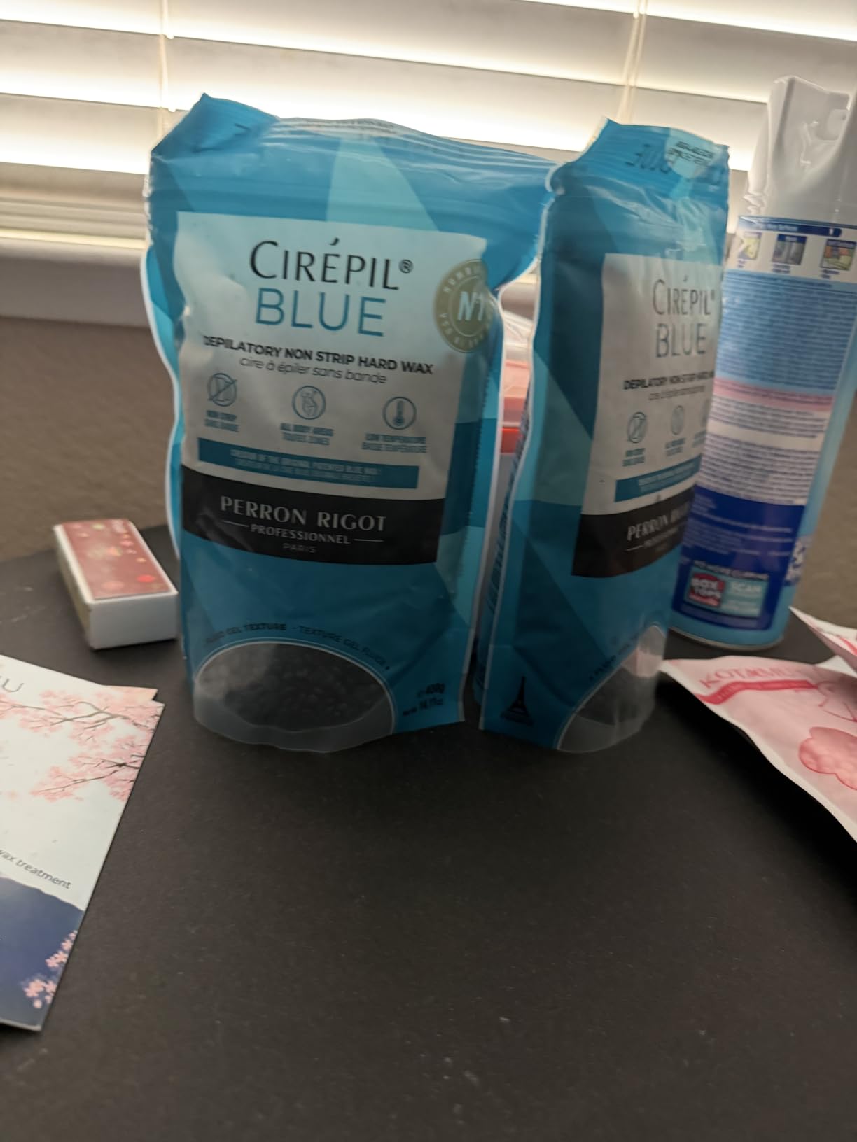 Cirepil BLUE Stripless Hard Wax Beads Bag 14.11oz / 400g customer photo 1