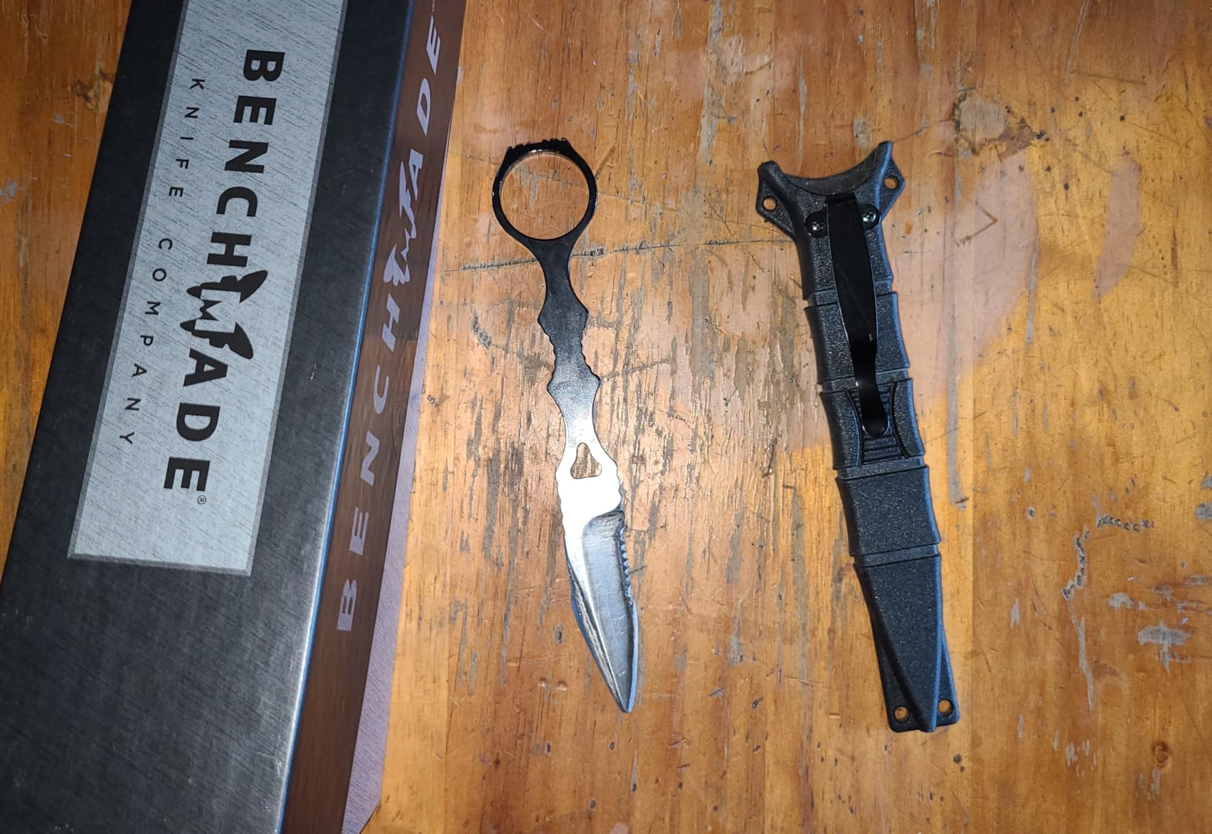 Benchmade - SOCP Knife, Double Edge Dagger Blade, Plain Edge, Black Handle customer photo 2