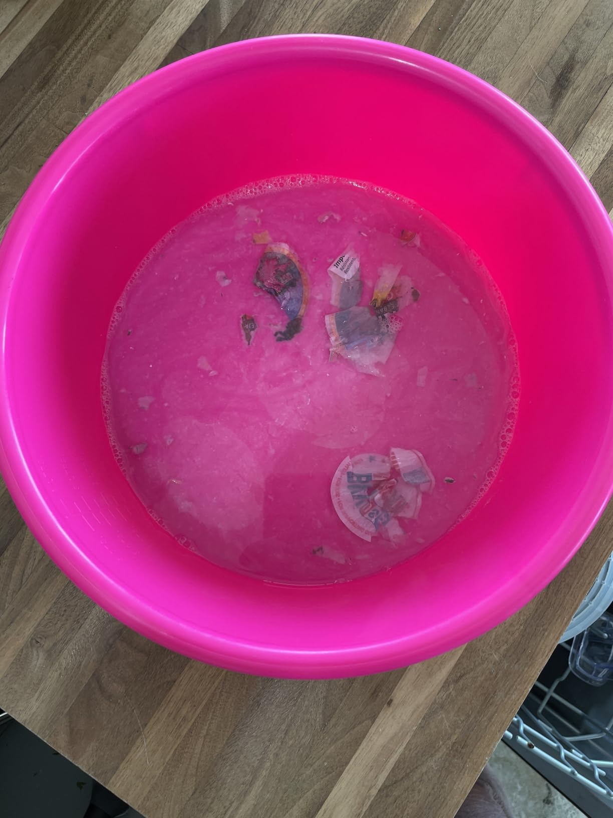 Little Giant® Plastic Utility Pan | Feed Pan | Durable & Versatile Livestock Feeding Bucket | Made in USA | 3 Gallon | Green customer photo 2