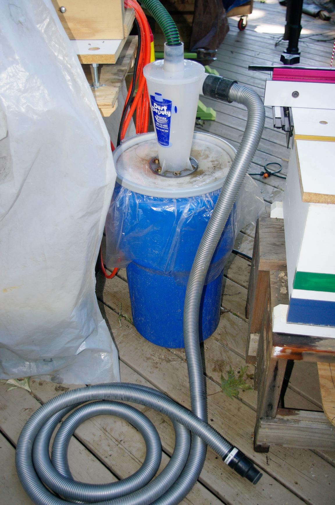 Eagle Plastic Drum, 55 Gallon Drum, DOT Compliant, Made in USA, Blue customer photo 2