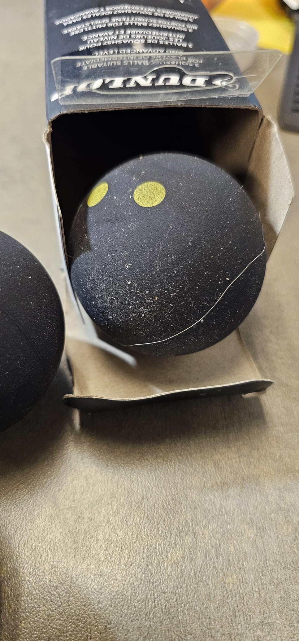 Dunlop Sports Pro Squash 57/Racketball Balls (3 Balls) customer photo 1