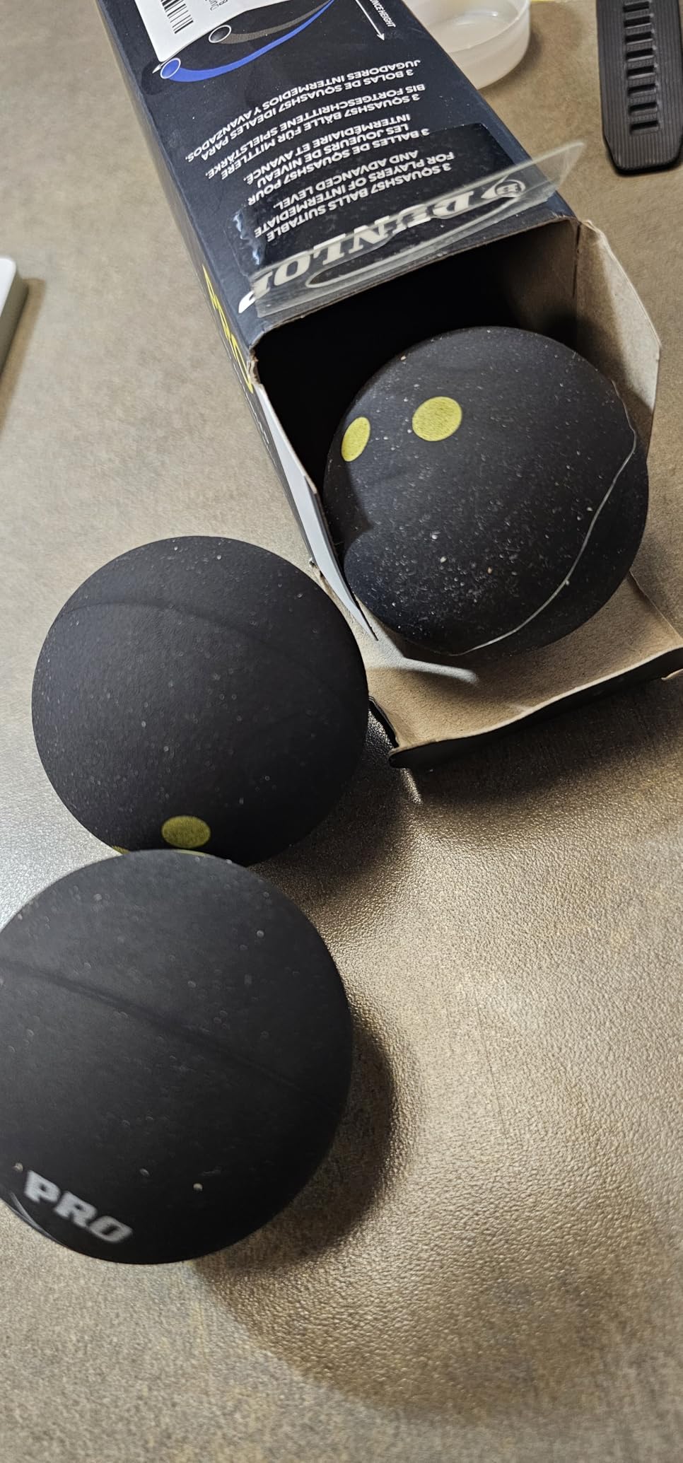 Dunlop Sports Pro Squash 57/Racketball Balls (3 Balls) customer photo 2