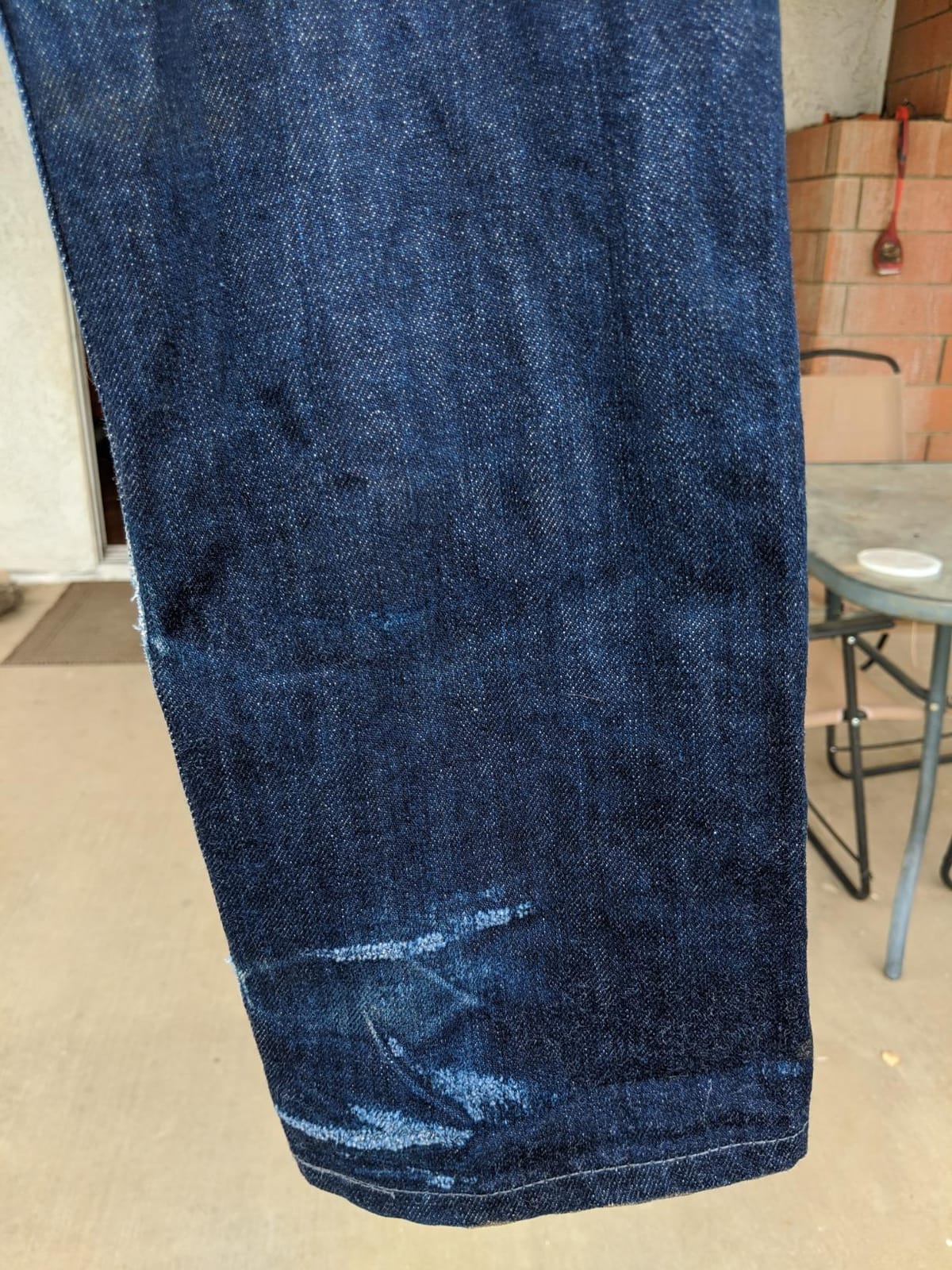 Naked & Famous Denim Men's Weird Guy Midrise Tapered-Leg Jean customer photo 2