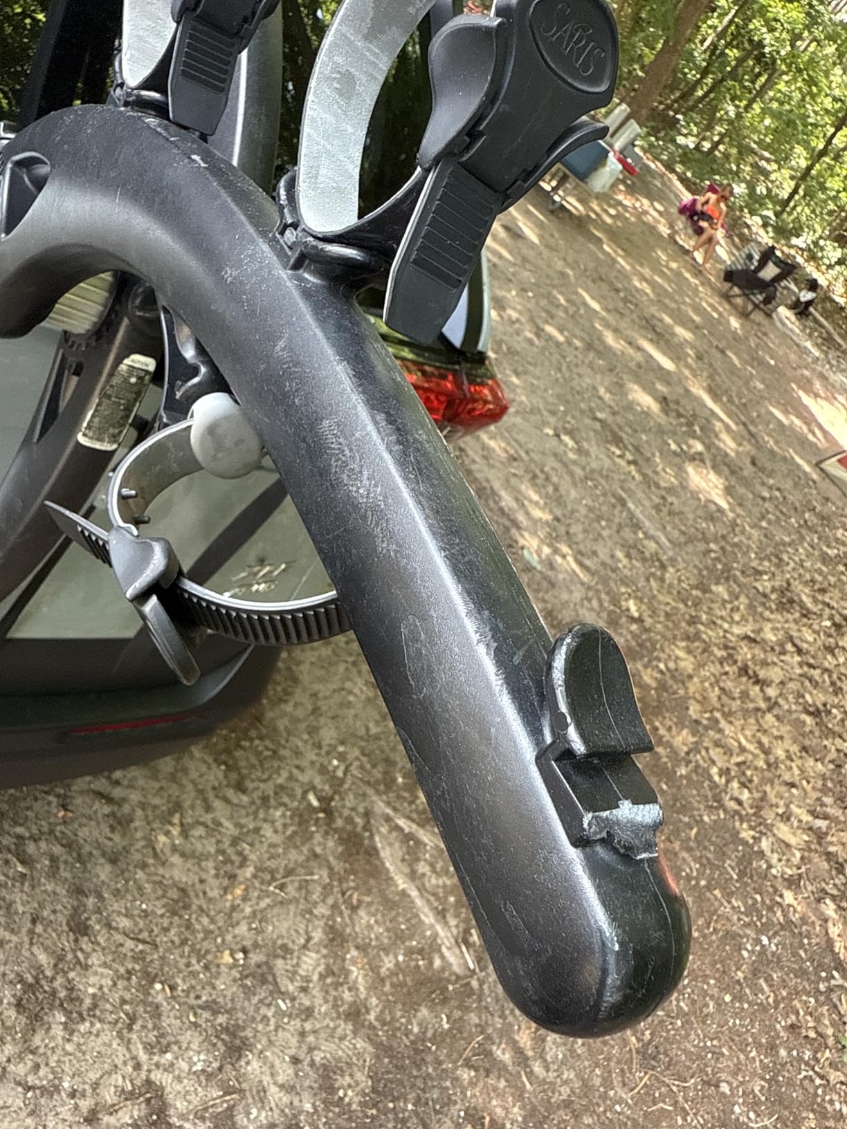 Saris Bones 3-Bike Trunk Rack Bicycle Carrier, Durable, Rust-Free, Anti-Sway Straps, Fits Most Vehicles, Made in USA, Arc-Based Design, 100% Recyclable Materials customer photo 1