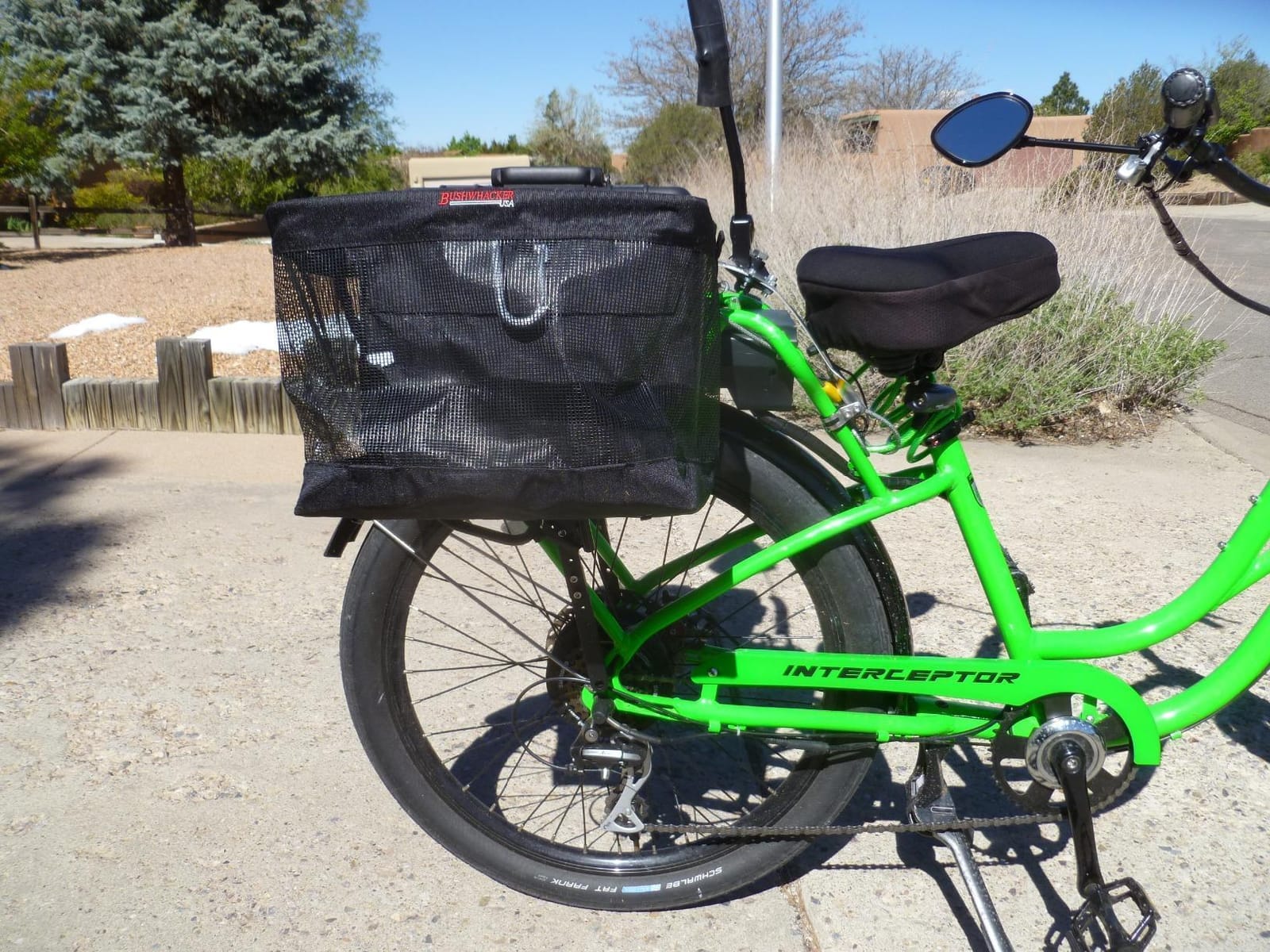 Bushwhacker Omaha Bicycle Grocery Panniers – Foldable Bike Rack Bags & Basket for Groceries – Easy 3-Point Mounting System – Pair of Rear Bags for Shopping and Cycling Commuting customer photo 2