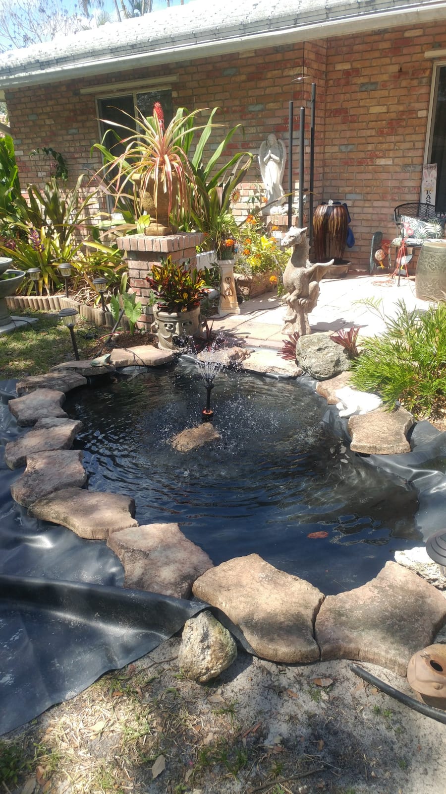 Aquascape 45 Mil EPDM Pond Liner 8 ft x 10 ft, Heavy-Duty Fish-Safe Liner for Ponds, Waterfalls, Fountains, and Water Gardens, Flexible and Durable with 20-Year Guarantee customer photo 1
