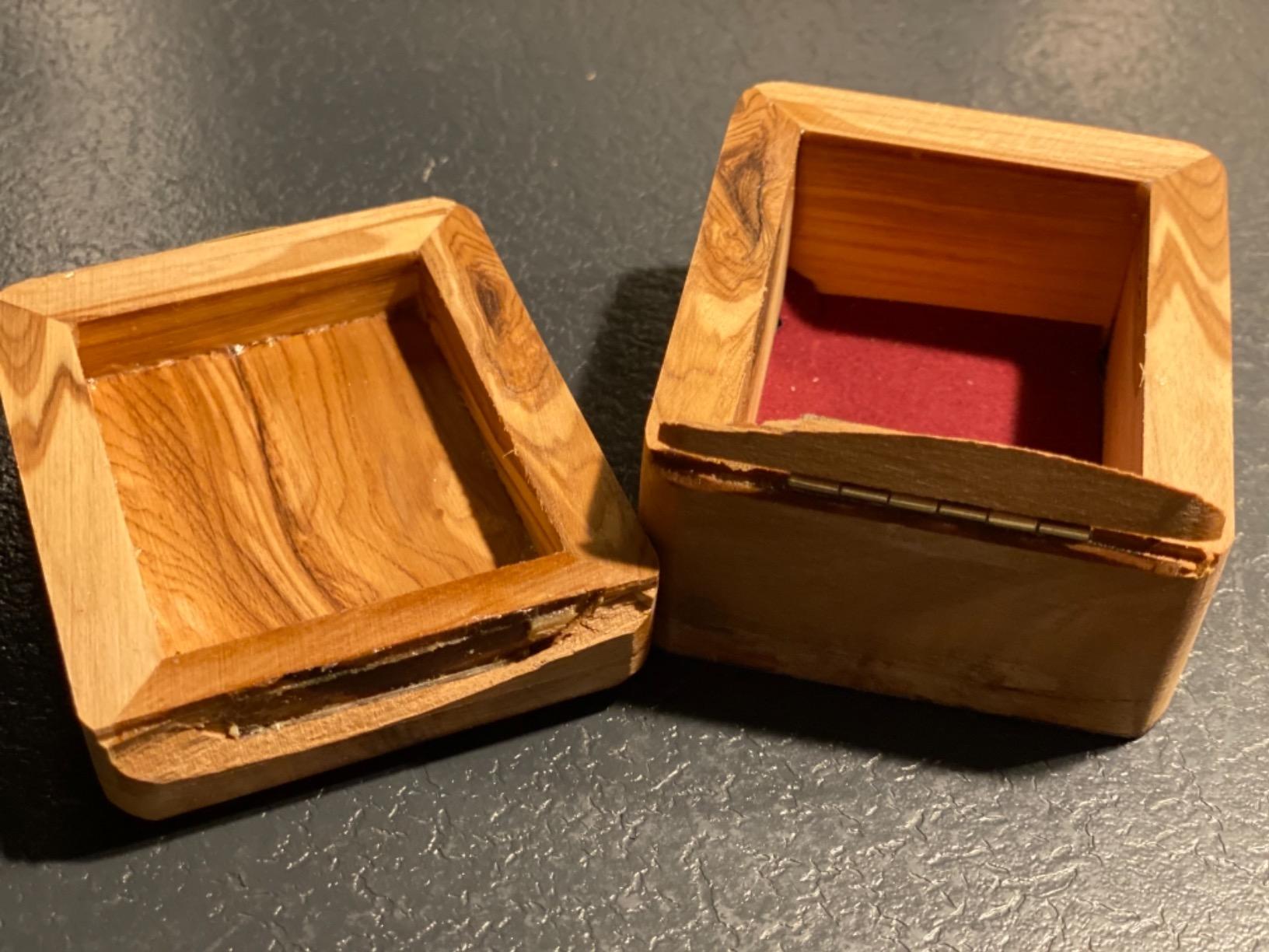 Holy Land Market Olive Wood Rosary Box Set Bethlehem Jerusalem Cross | Grade A Olive Wood, 6 Engraving Designs, Handmade in Bethlehem, First Communion Gift, Baptism Gift customer photo 2