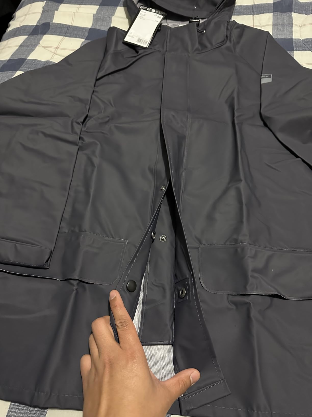 Helly Hansen Mandal PVC Rain Jacket for Men, 480 Army Green, X-Large customer photo 2