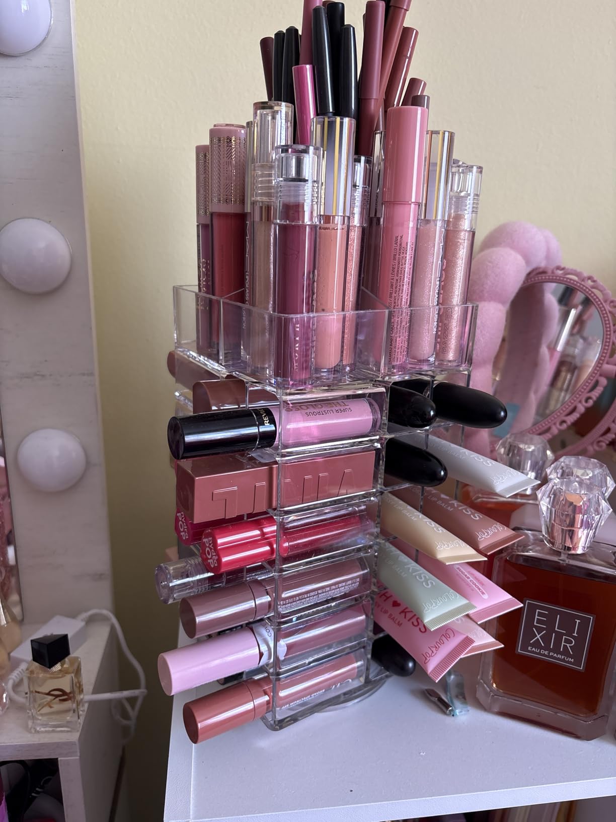 Ikee Design Acrylic Clear Makeup Cosmetics Lip Gloss 4 Drawers Organizer customer photo 1