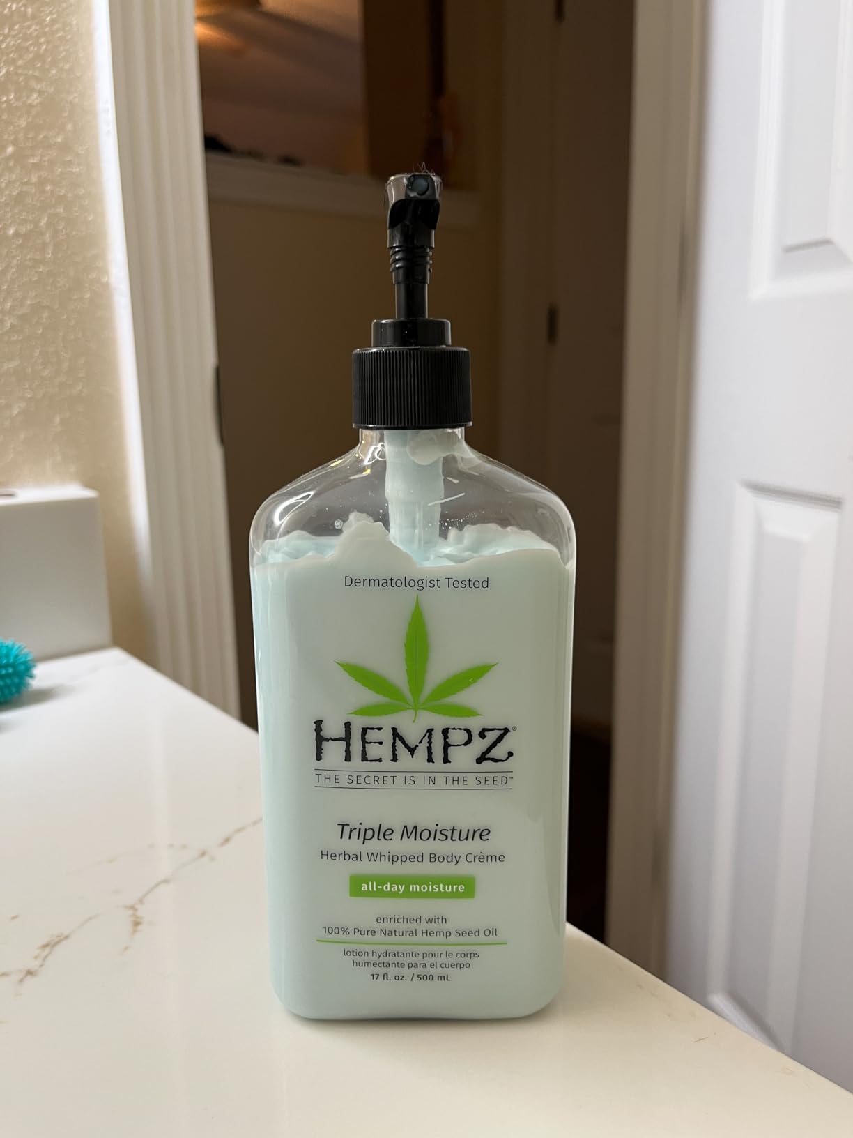 HEMPZ Triple Moisture Body Moisturizer, 17 Oz – Hydrating Lotion Rich with Minerals, Vitamin C, & Hempseed Oil to Nourish & Repair Extremely Dry or Sensitive Skin for Body customer photo 1