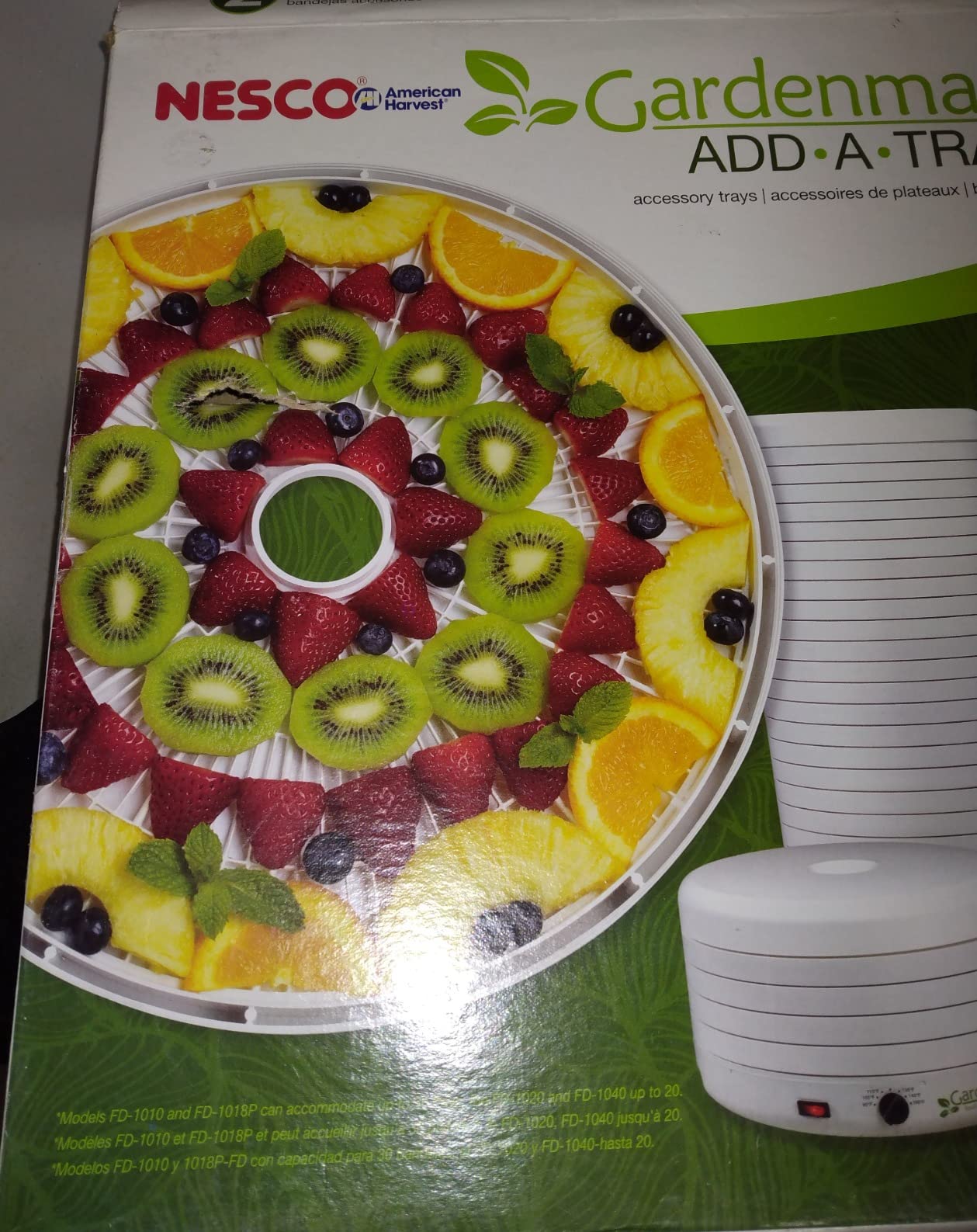 NESCO FD-1018A Gardenmaster Pro Food Dehydrator, 8-Tray White customer photo 1
