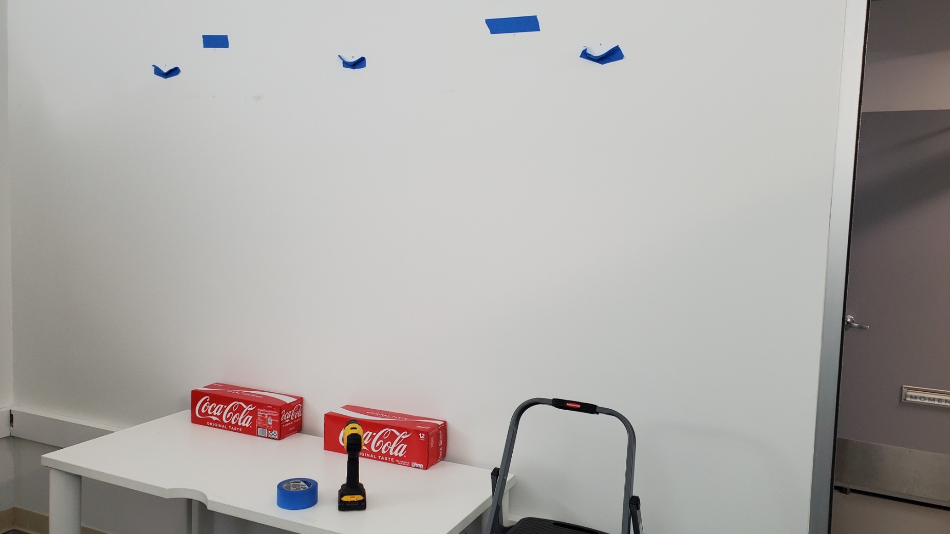 Quartet Magnetic Glass Dry Erase White Board, 48''W x 36''H Whiteboard, Infinity Frameless Mounting, White Surface (G4836W) customer photo 1