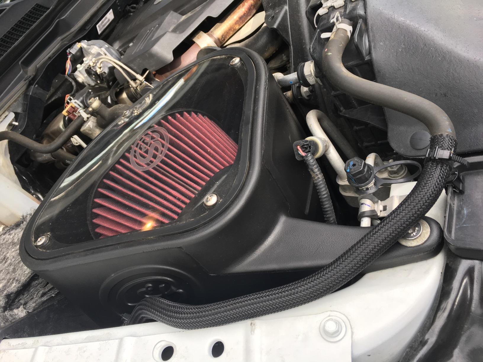 S&B Filters 75-5068 Cold Air Intake For 2013-2018 Dodge Ram Cummins 6.7L (Oiled Cleanable, 8-ply Cotton Filter) customer photo 1