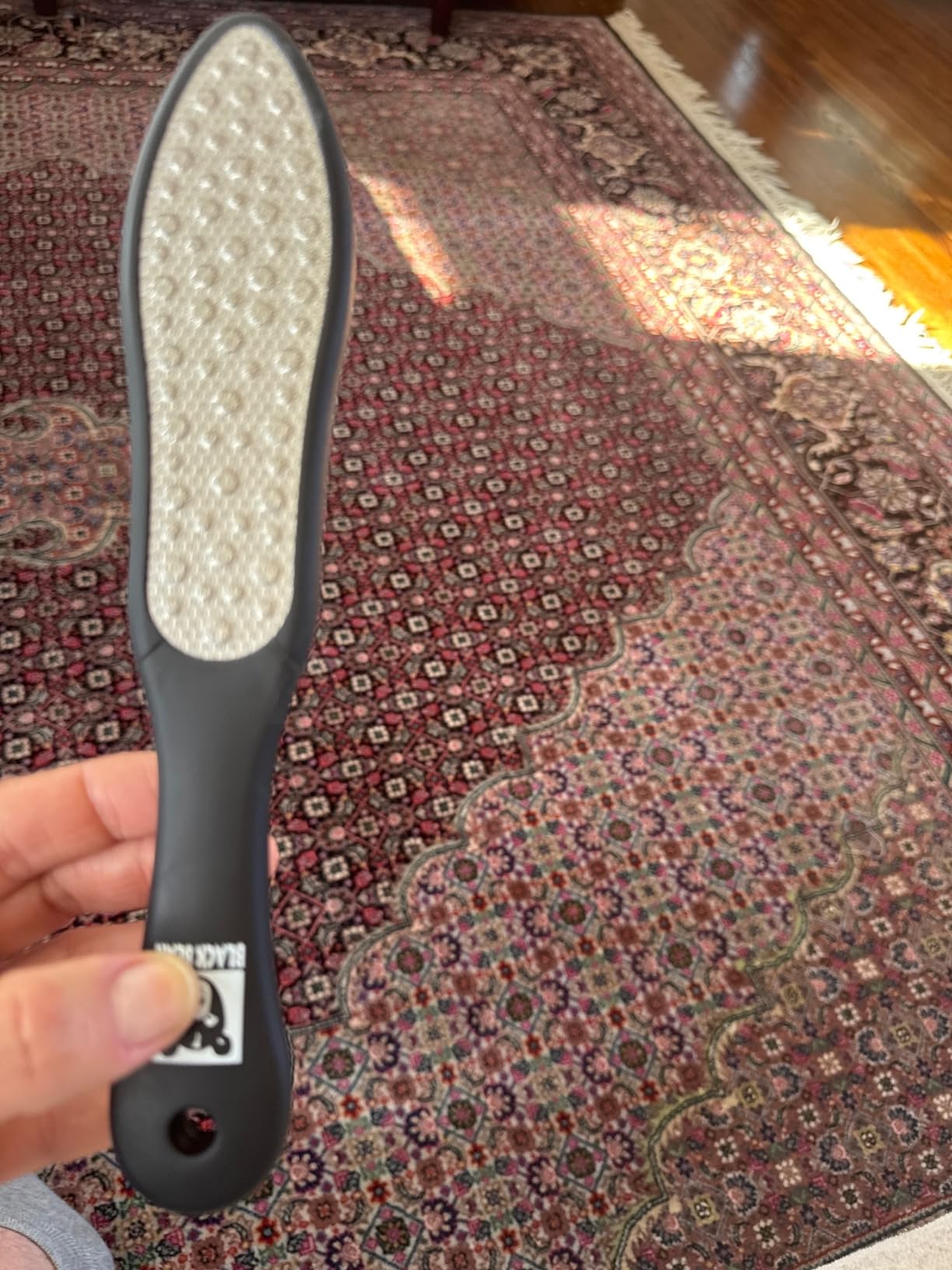 ForPro Black Bear Stainless Steel Pedicure File, Callus Remover Foot File, Double-Sided Professional Quality Tool for Heels and Feet, 10.5'' L customer photo 2