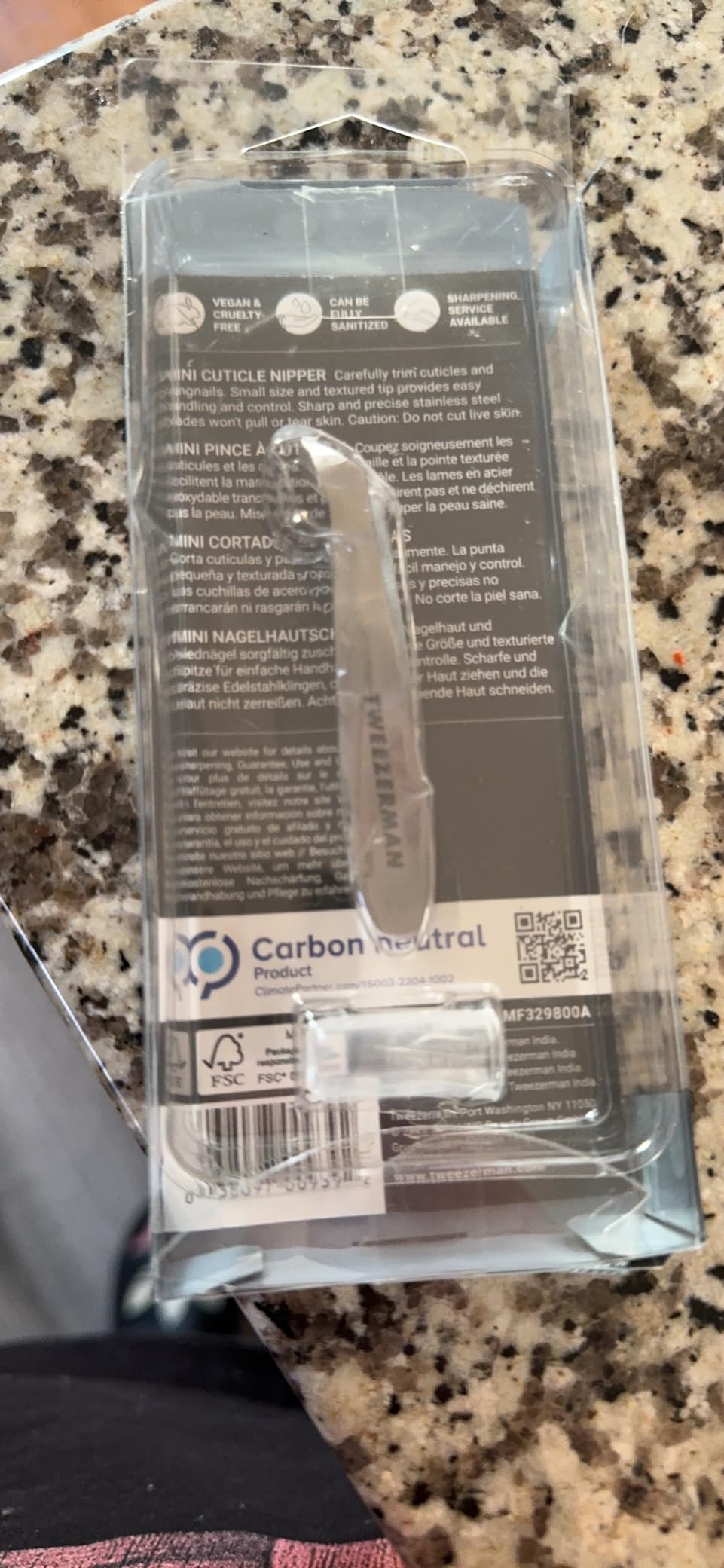 Tweezerman Mini Squeeze Cuticle Nipper Silver customer photo 1