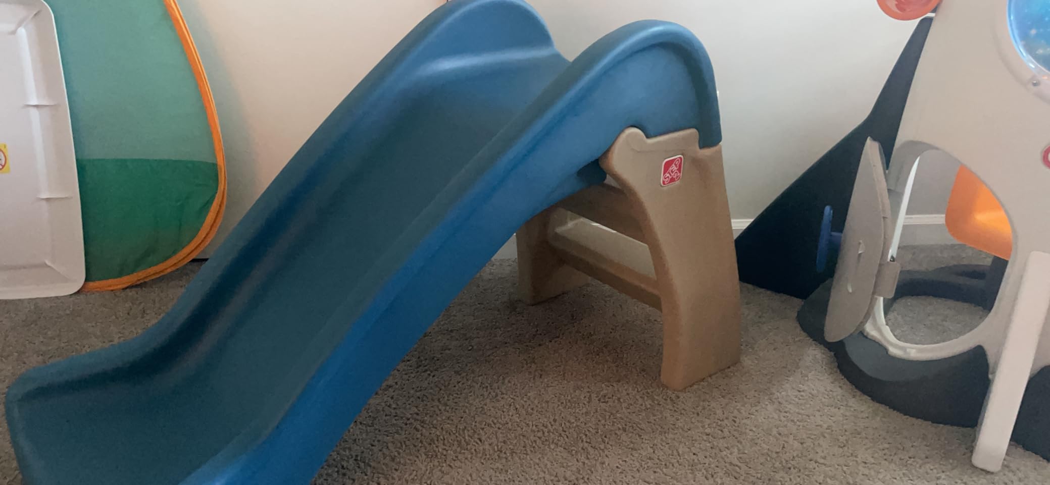 Step2 Play & Fold Junior Slide, Kids Indoor/Outdoor Play Slide, Backyard Playground Set, Easy Grip, Wide Ladder, Outside Jungle Gym, For Toddlers 1.5-4 Years Old customer photo 2