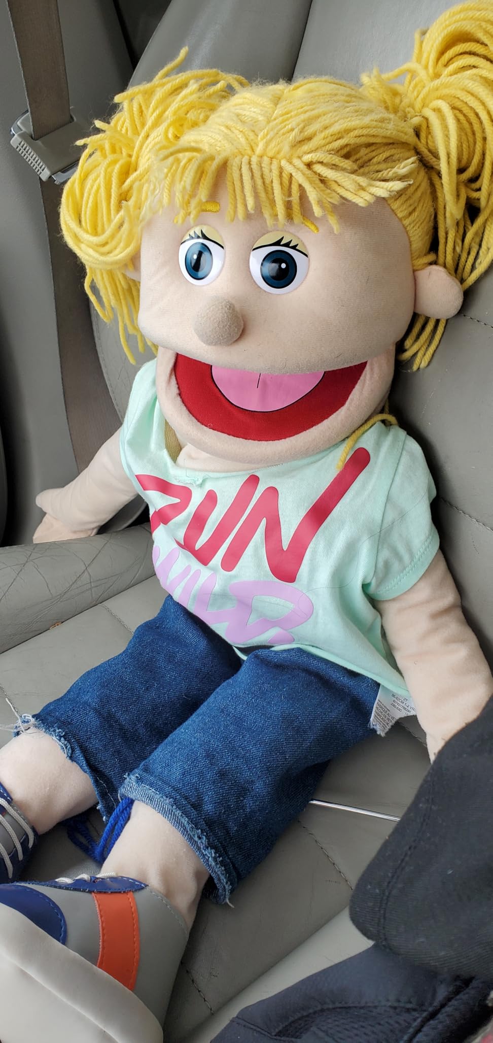 Katie, Peach Girl, Full Body, Ventriloquist Style Puppet, (25 Inches) customer photo 1