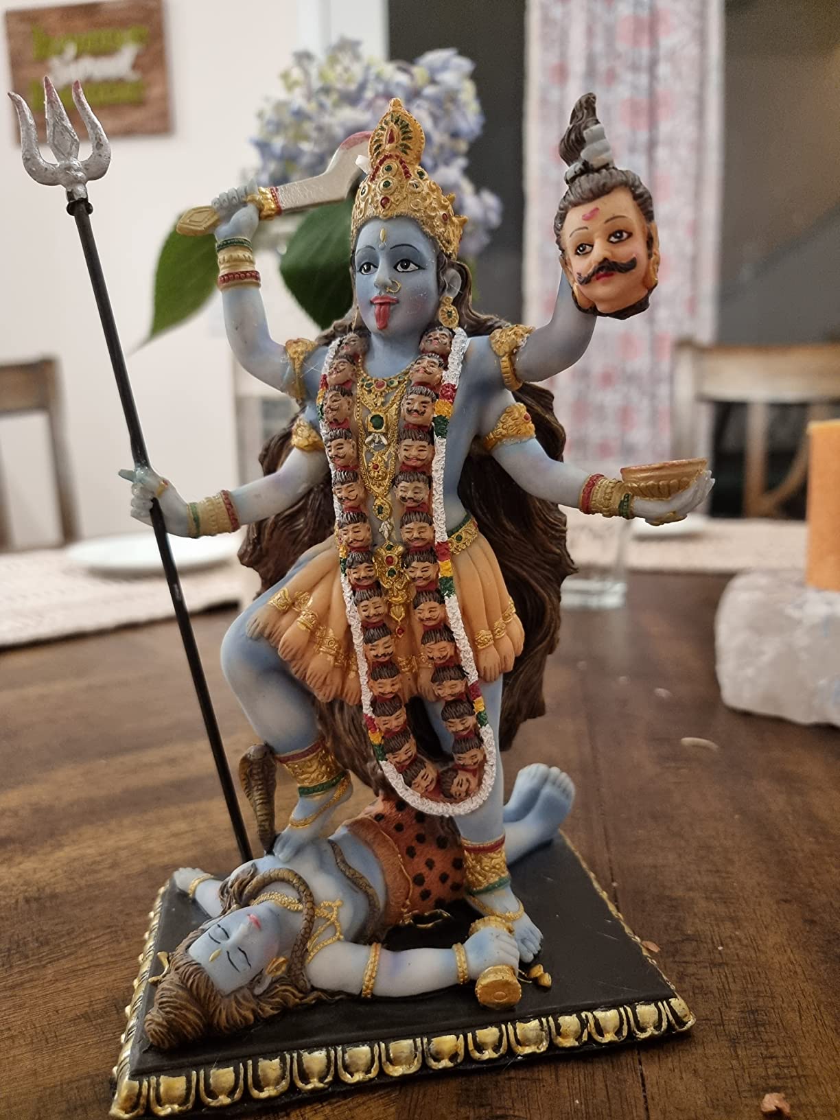Pacific Giftware PTC 8.75 Inch Kali Mythological Indian Hindu God Statue Figurine customer photo 1