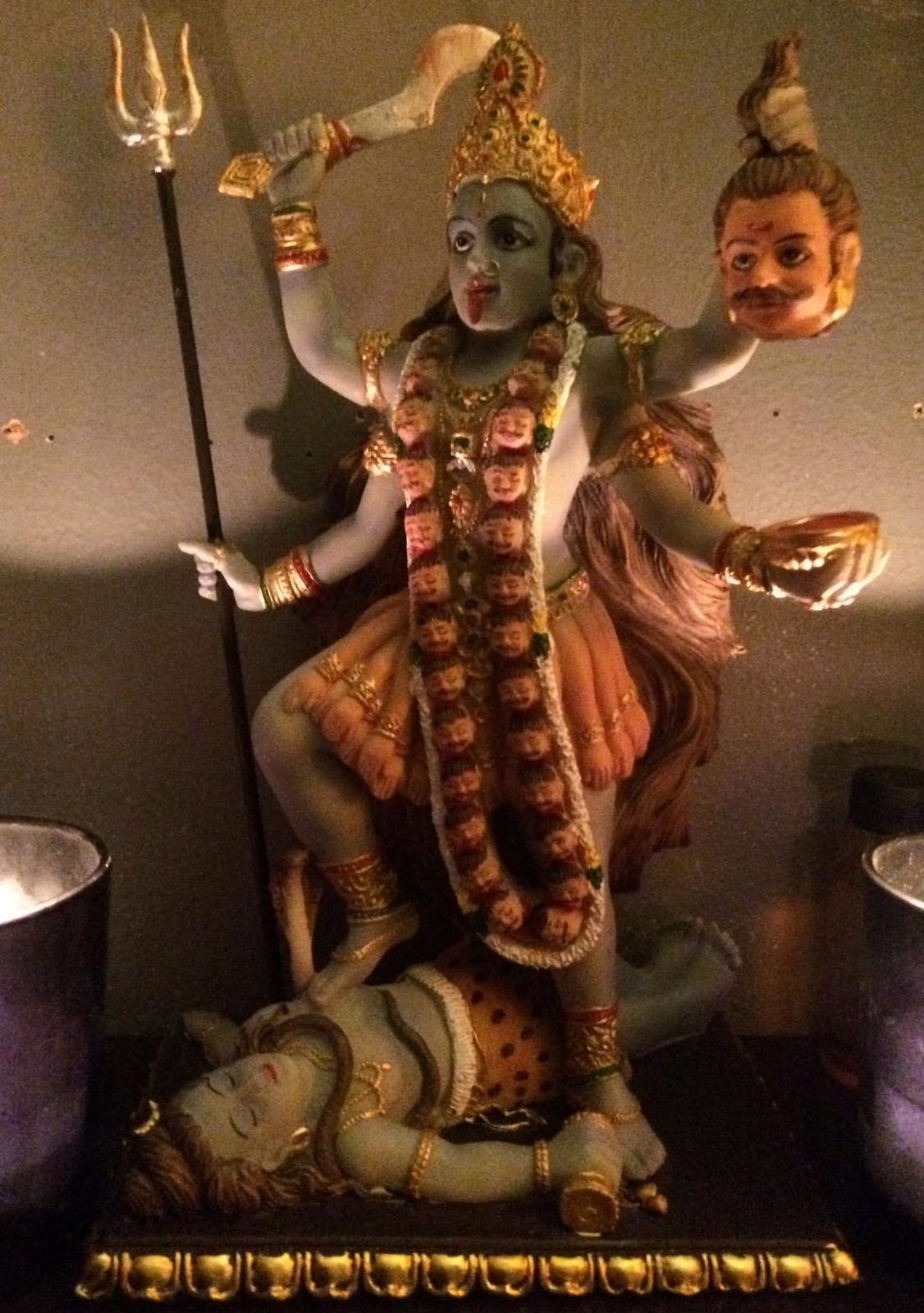 Pacific Giftware PTC 8.75 Inch Kali Mythological Indian Hindu God Statue Figurine customer photo 2