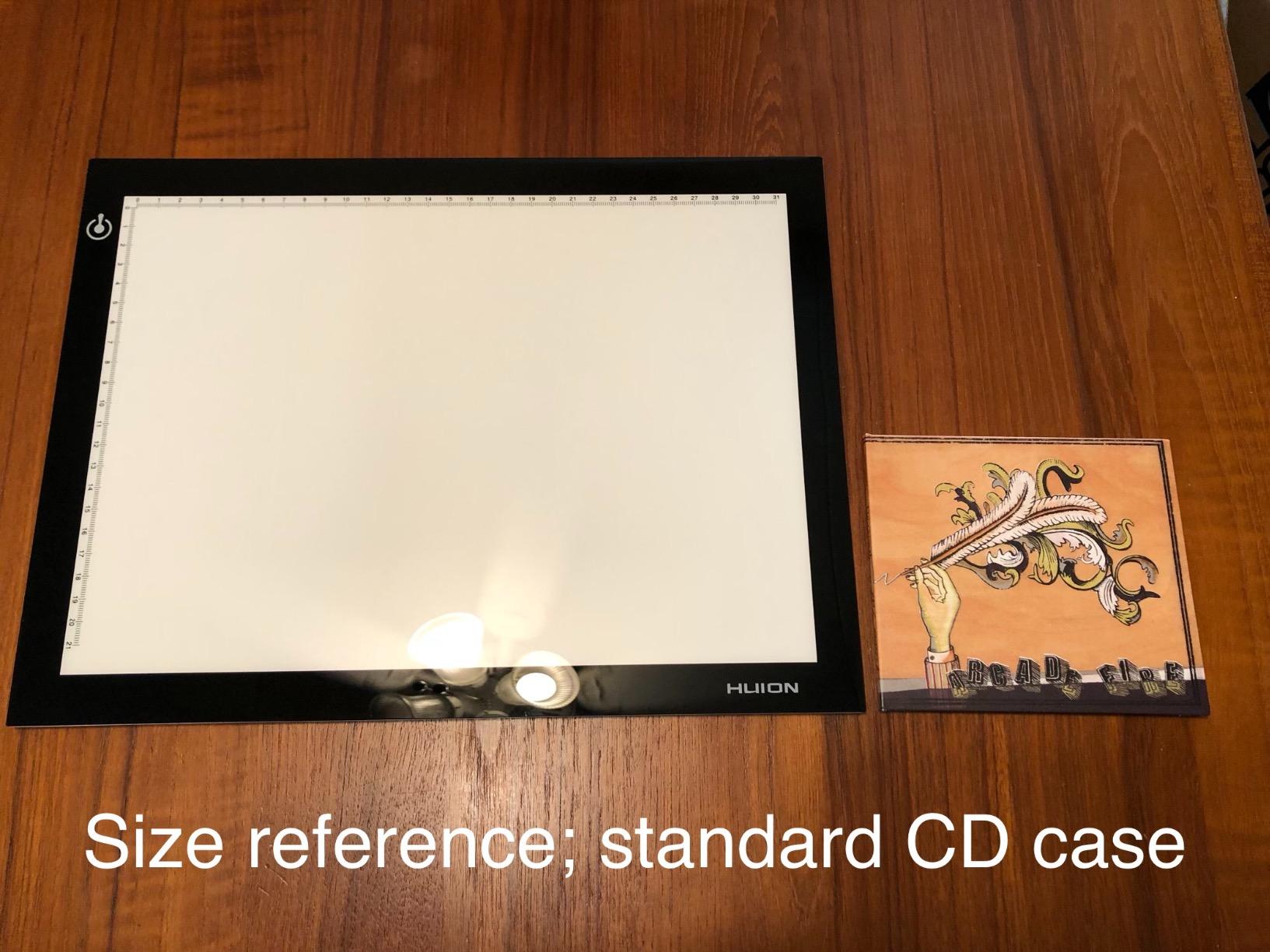 HUION L4S LED Light Box A4 Ultra-Thin USB Powered customer photo 1