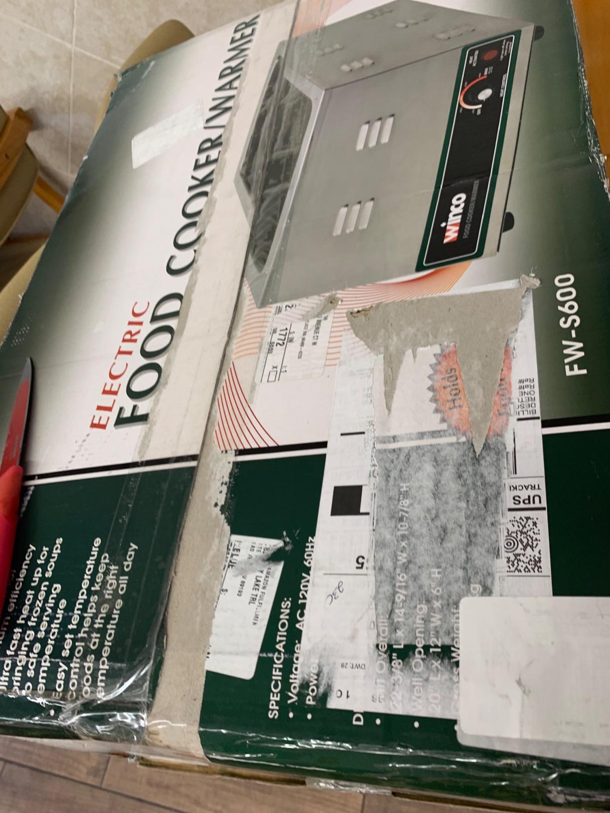 Winco Full Size Stainless Steel Electric Food Pan Warmer customer photo 1