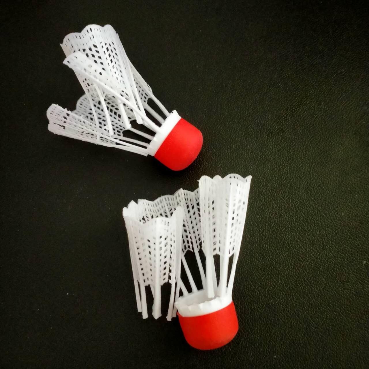 Triumph Sports Badminton Birdies 6 Pack - Durable, Wind-Resistant Nylon Badminton Shuttlecocks for Baseball & Softball Batting Practice, Training, and Indoor or Outdoor Play customer photo 1