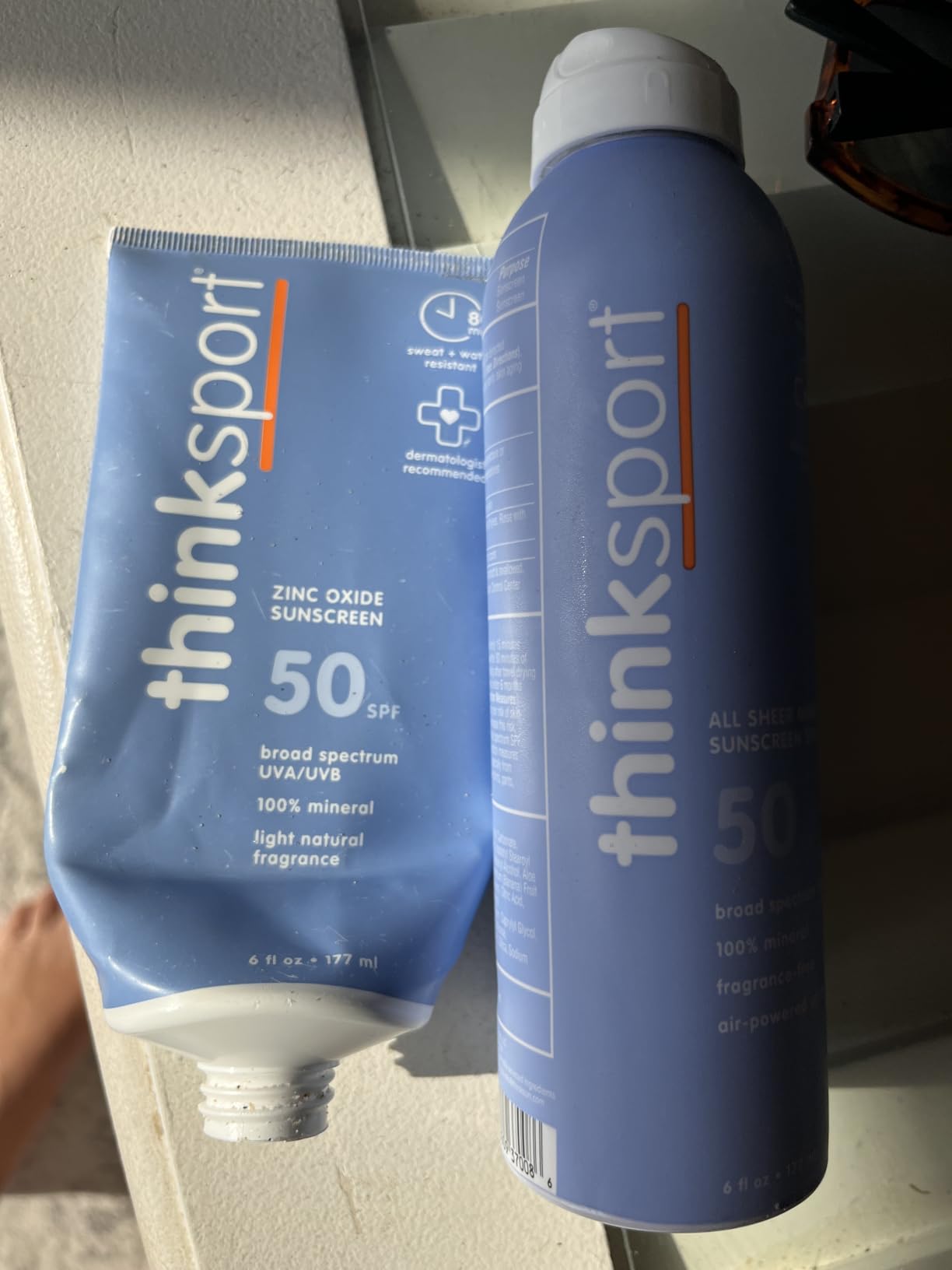 Thinksport Mineral Sunscreen SPF 50+ Zinc Oxide, Water Resistant, 6 Fl Oz customer photo 2