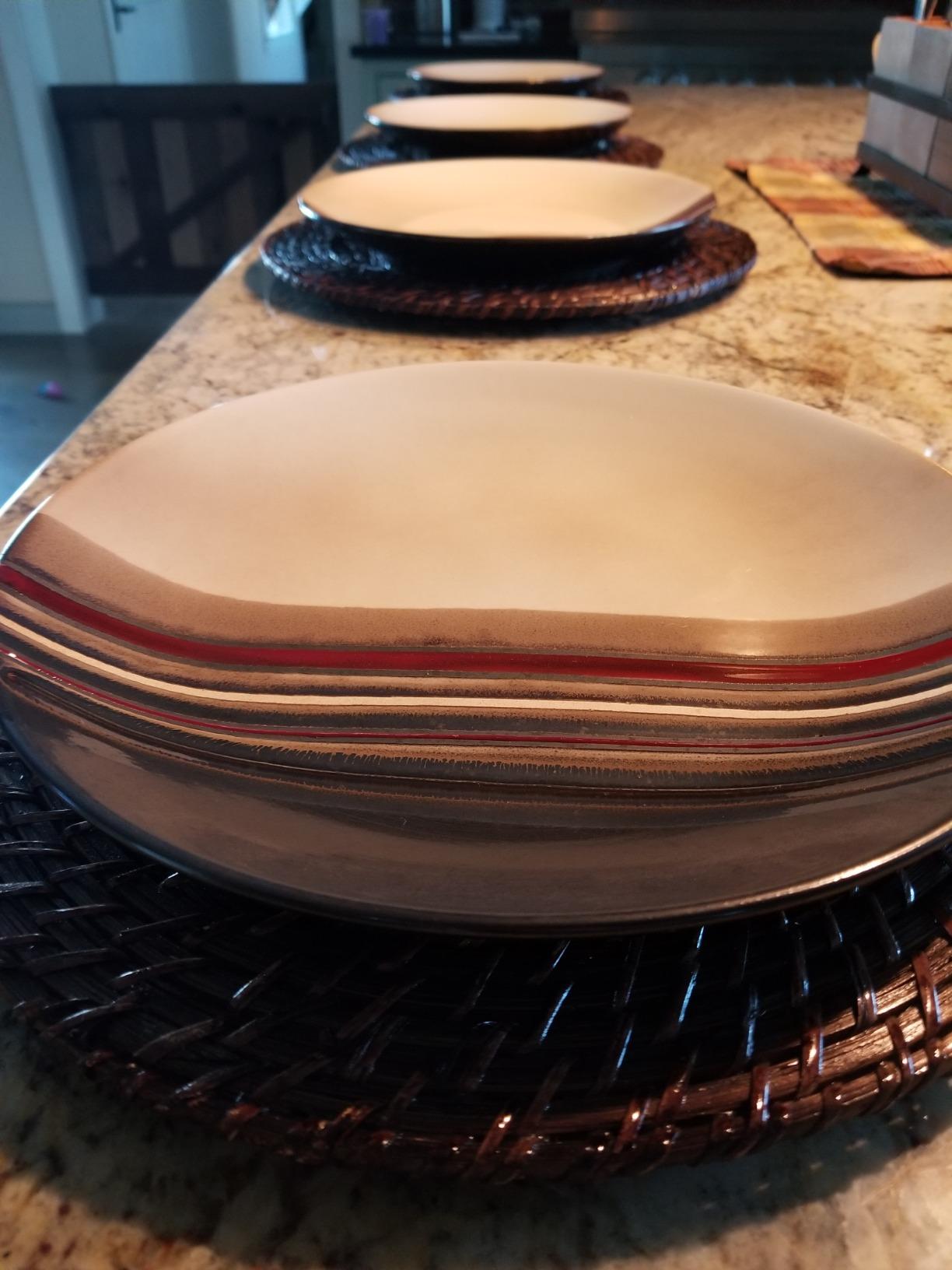 ChargeIt by Jay Rattan Charger Plates Hand Woven Round Harvest, 13