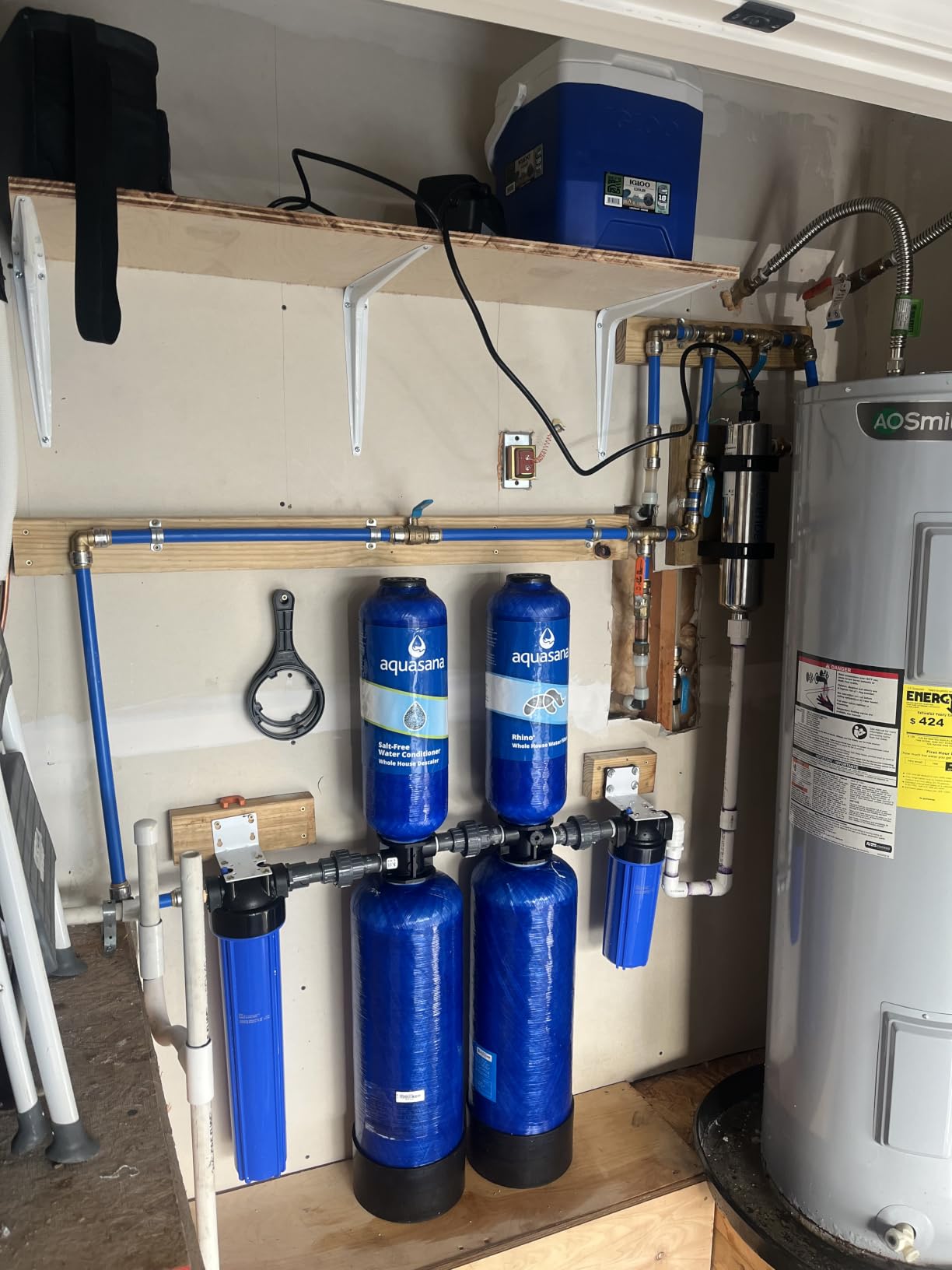 Aquasana Whole House Well Water Filter | 500K Gal | UV | EQ-Well-UV-PRO-AST customer photo 2