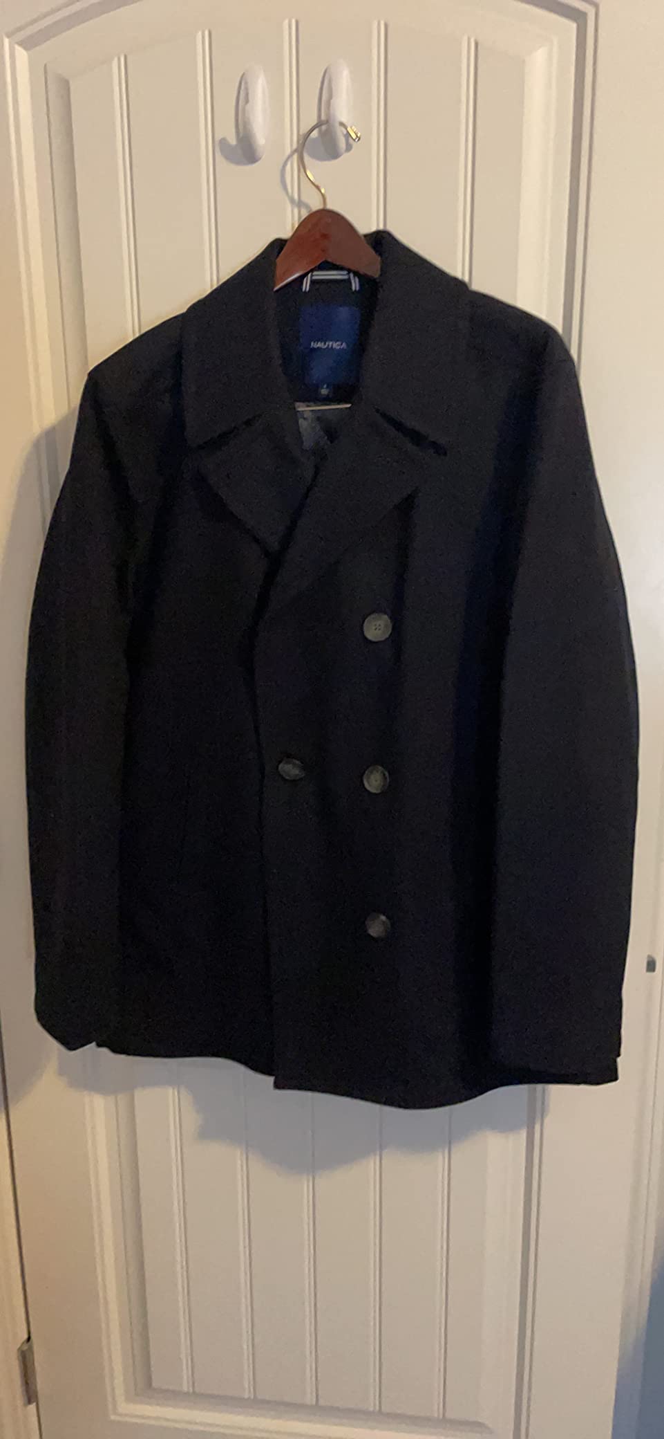 Nautica Men's Wool Blend Peacoat – Double-Breasted Winter Coat, Regular, Big & Tall Sizes customer photo 1