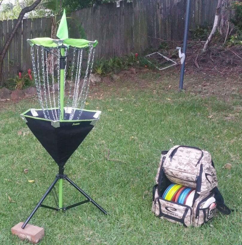 Franklin Sports Disc Golf Basket customer photo 1