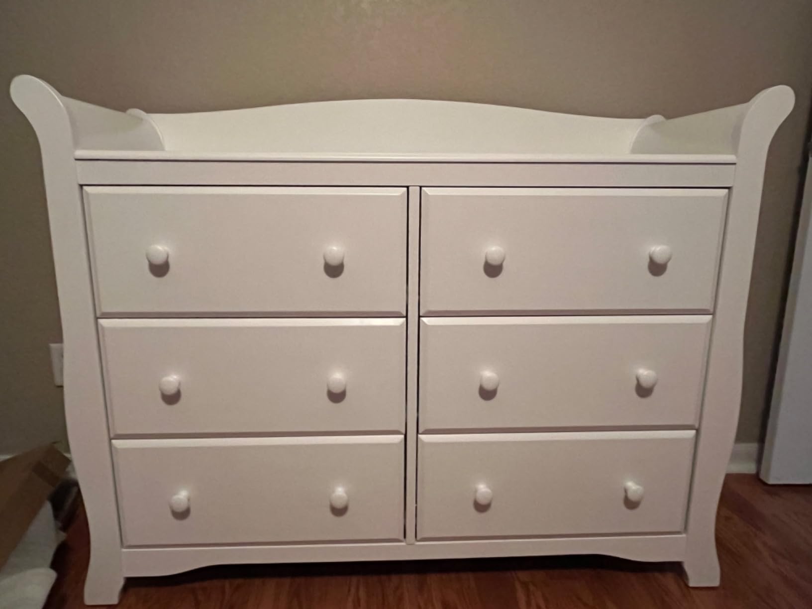 Storkcraft Avalon 6 Drawer Double Dresser, White customer photo 2
