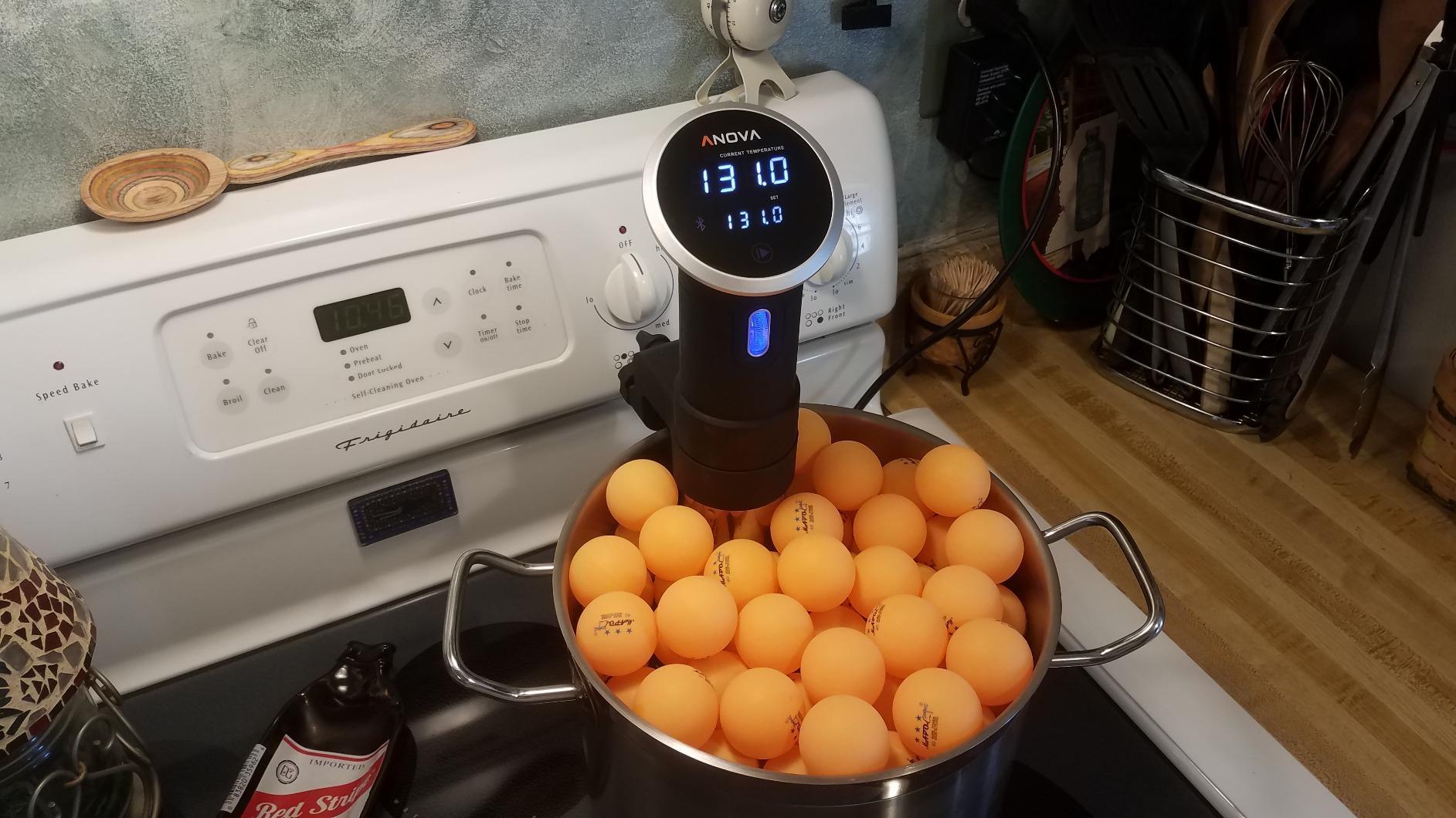 MAPOL 50ct Orange 3-Star Ping Pong Balls, Bulk Training Table Tennis Balls | ABS, Bounce Crisply, Tough, No Crack & Can be Played with for hours. Orange is Easier to See. Great for Practice & Rec Play customer photo 1