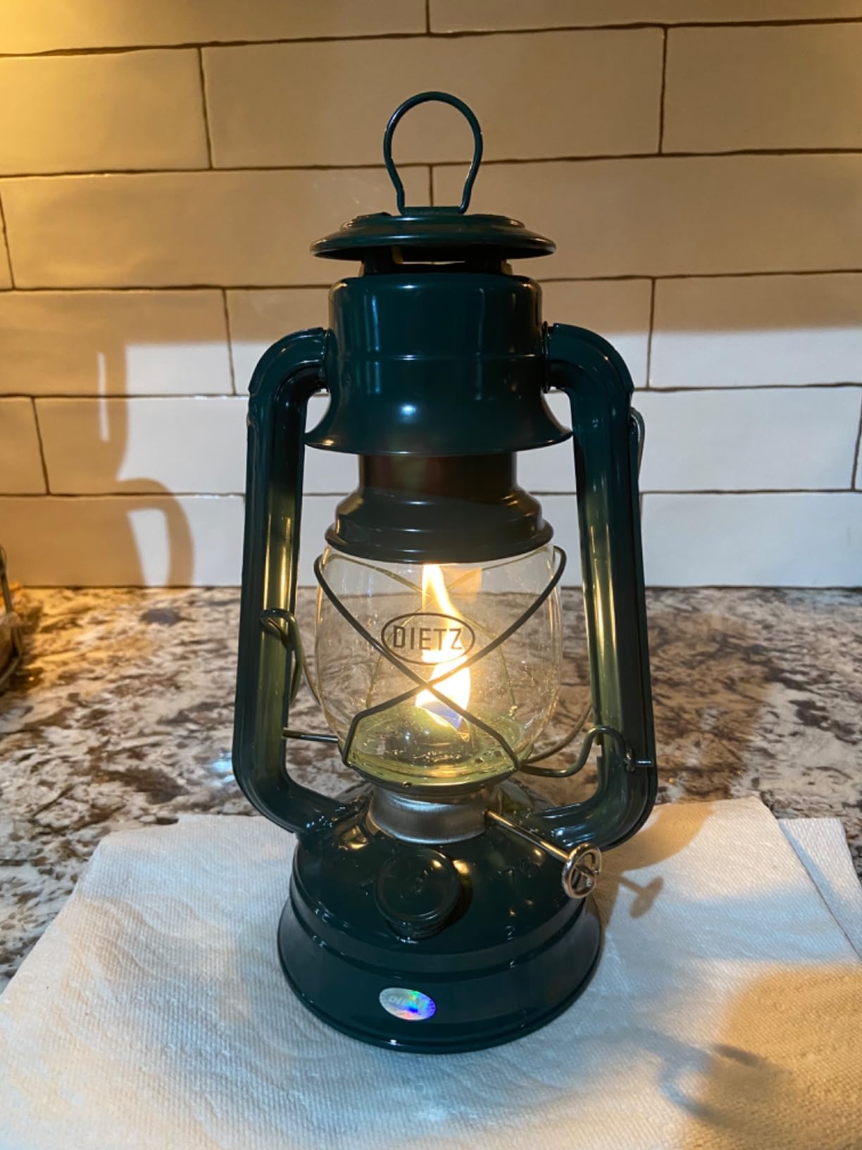 Dietz #76 Original Oil Burning Lantern (Black) customer photo 2