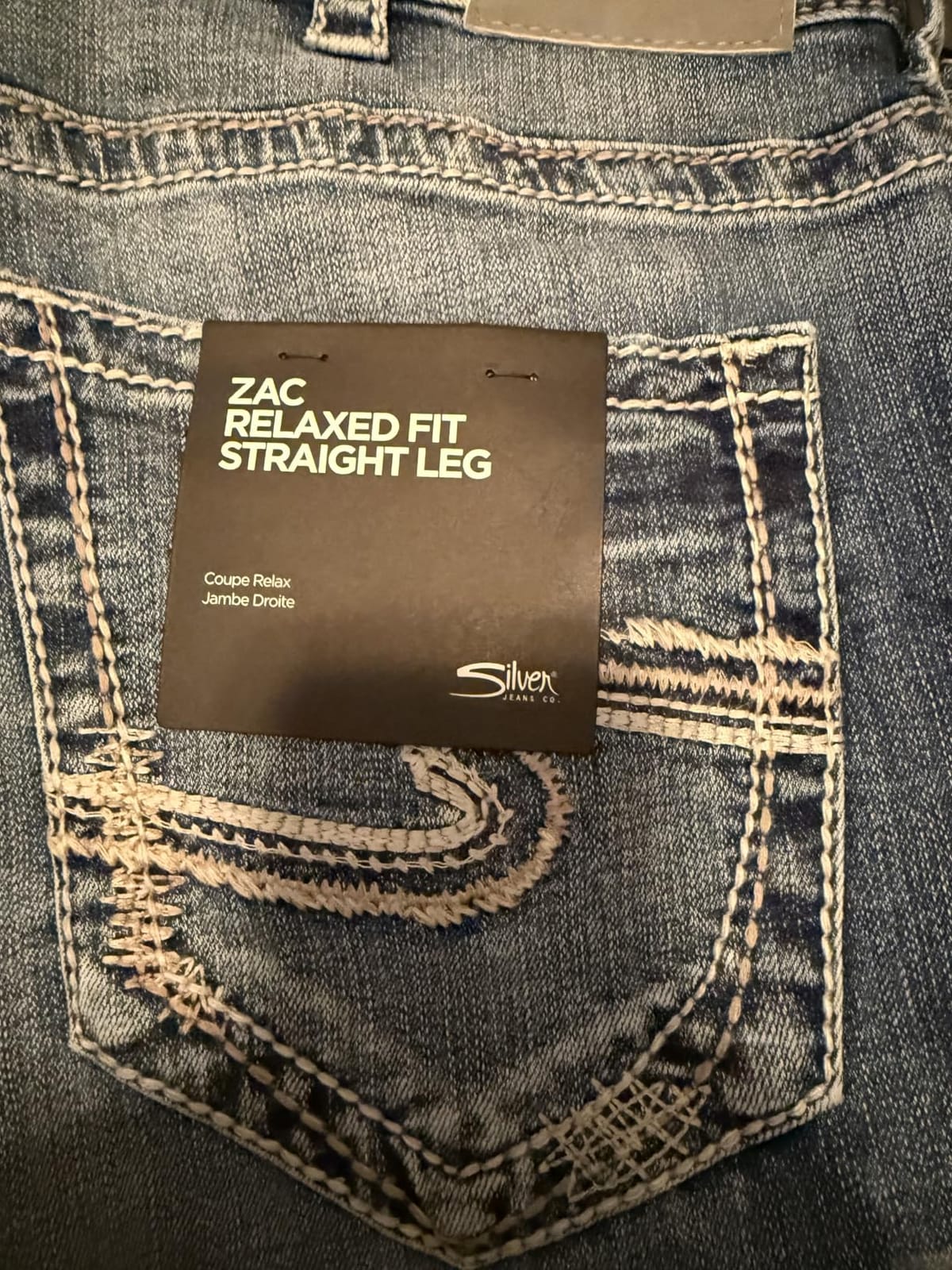 Silver Jeans Co. Men's Zac Relaxed Fit Straight Leg Jean - Legacy customer photo 1