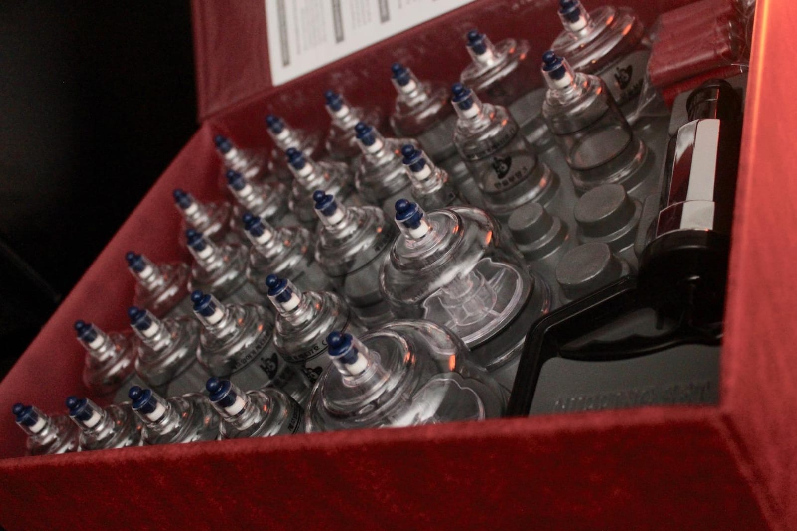 Hansol Professional Cupping Therapy Equipment 30 Cups Set with pumping handle and Extension Tube & English Manual (Made in Korea) customer photo 1