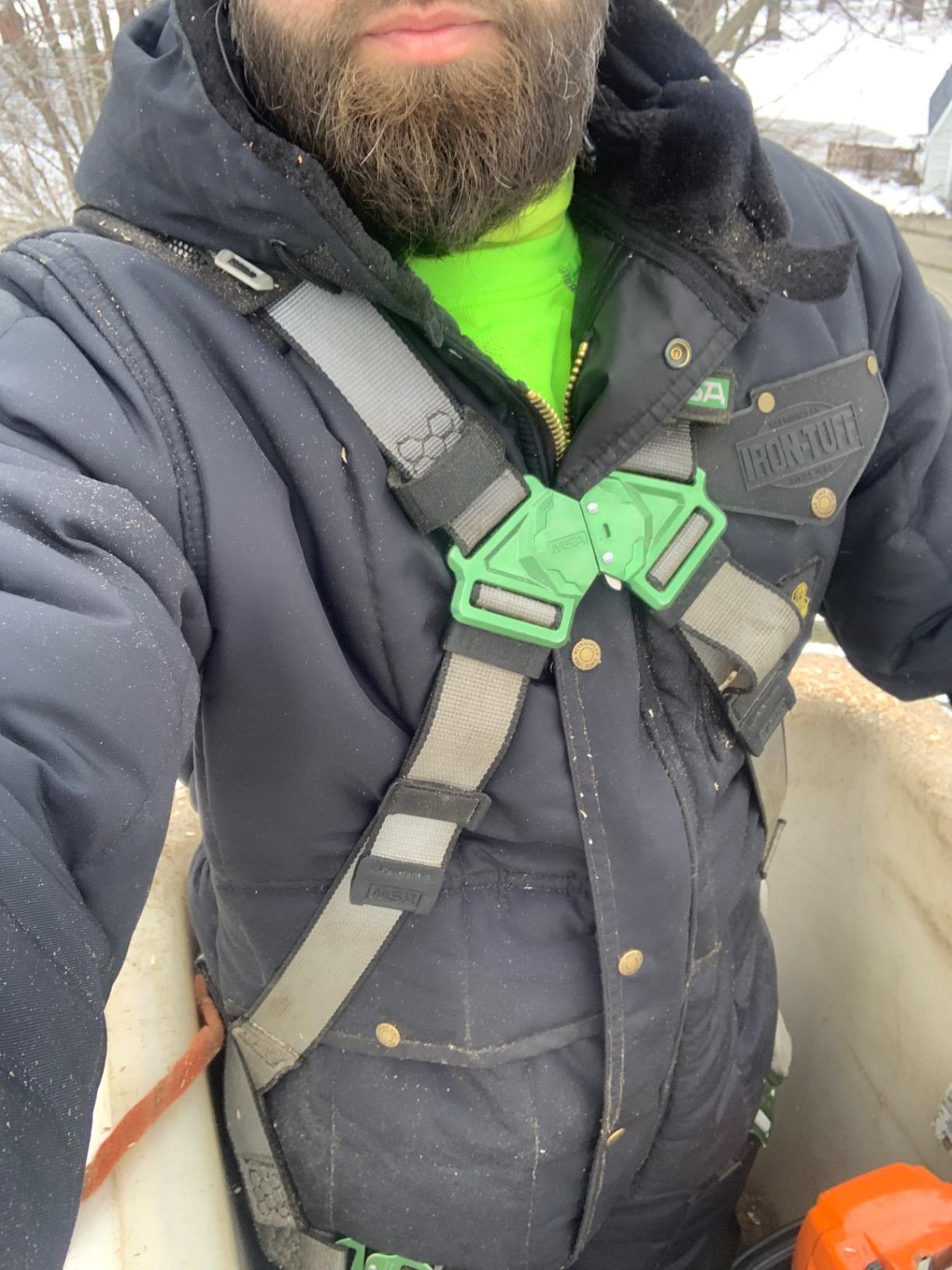 RefrigiWear Men's Iron-tuff Coveralls With Hood customer photo 2