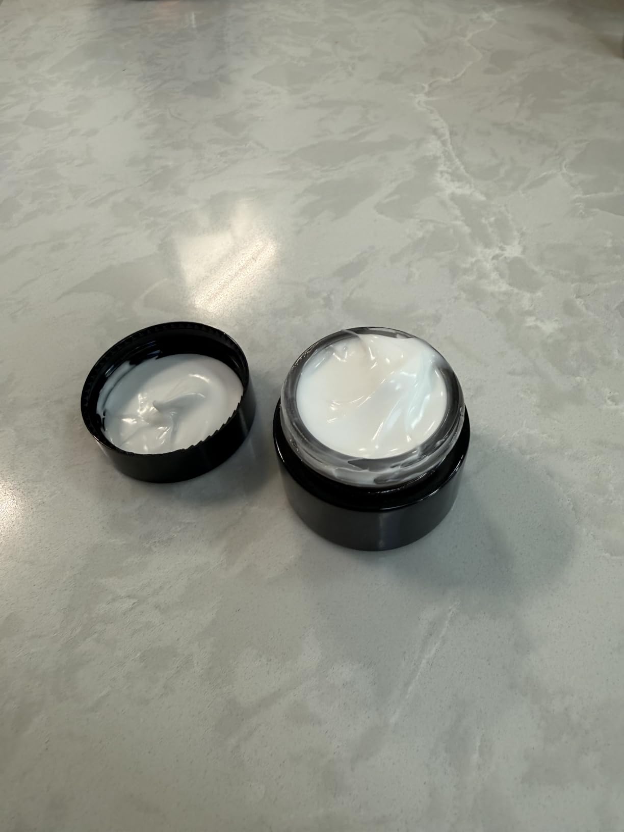 Brickell Men's Restoring Under Eye Cream for Men, Anti Aging Eye Balm To Reduce Puffiness, Wrinkles, Dark Circles, Crows Feet & Eye Bags, Caffeine, Hyaluronic Acid & Protein Peptides, 0.5oz, Unscented customer photo 2