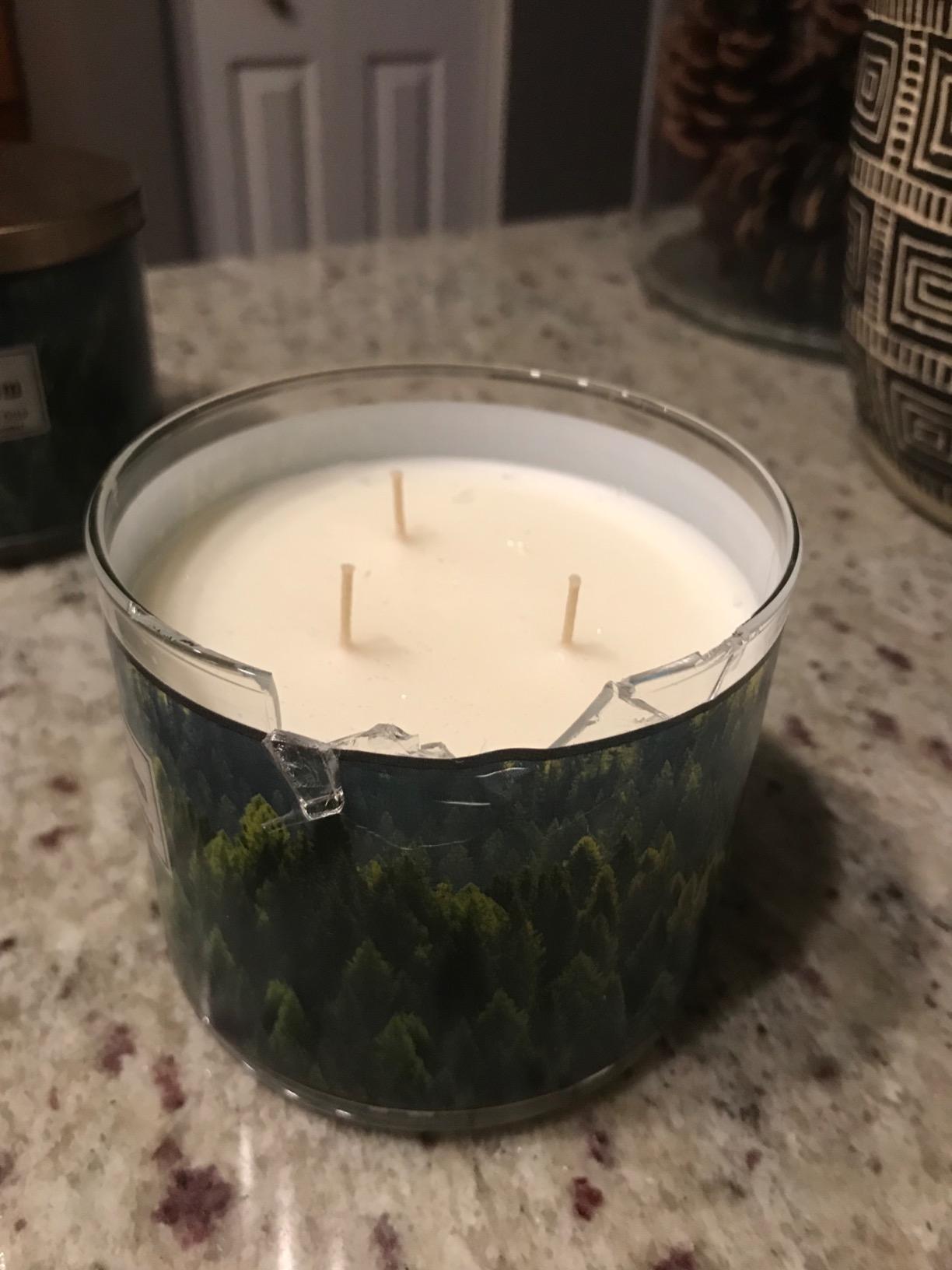 Bath & Body Works 3-Wick Candle in Fresh Balsam - packaging may vary customer photo 2