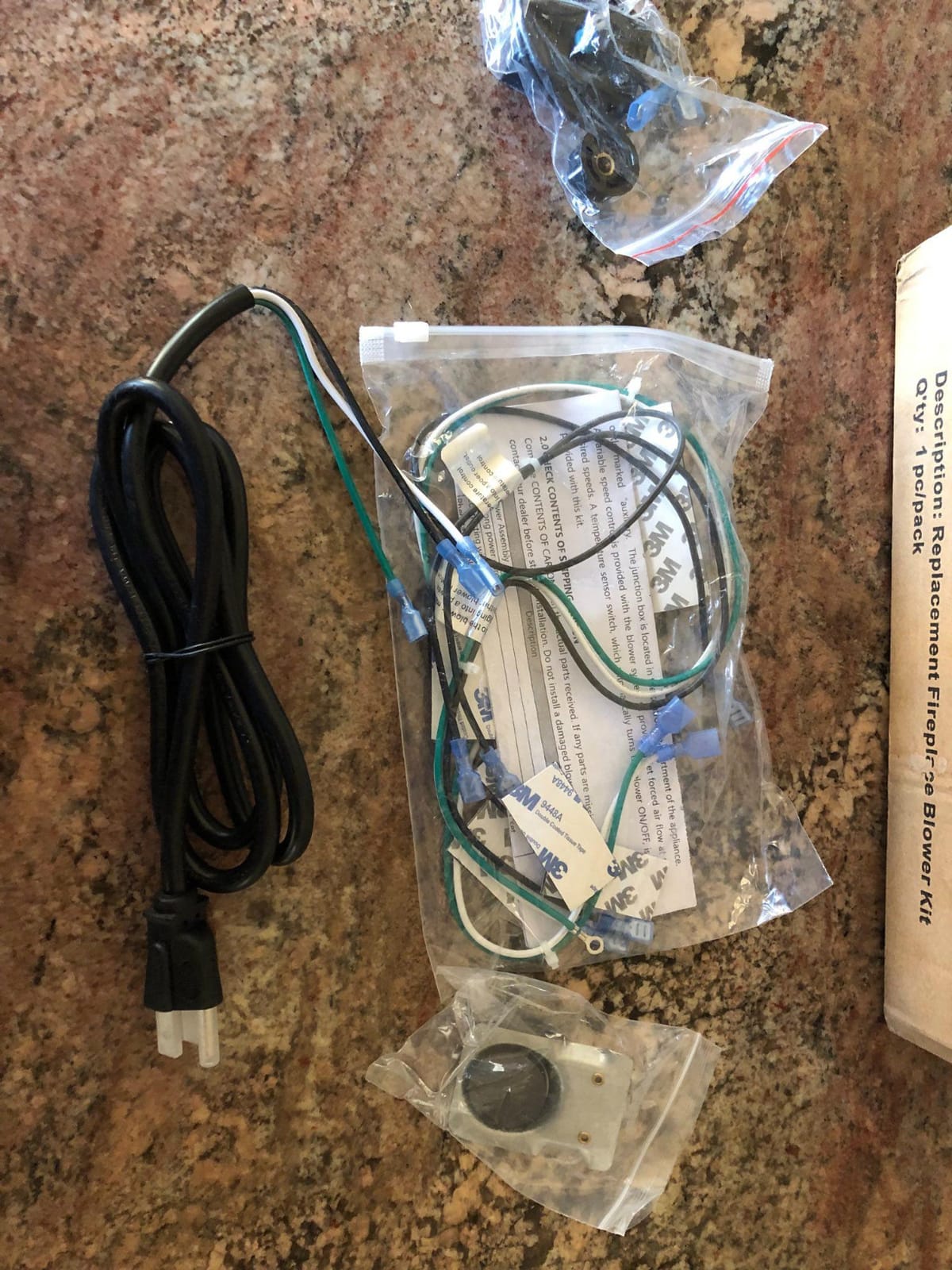 Hongso GFK4 FK4 GFK4A GFK4B Fireplace Blower Fan KIT for em3030lh-85, Heatilator NDV4236I GNDC36 GNDC33, Majestic, Vermont Castings, Monessen, CFM, Fireplace Inserts Heat Exchangers with Ball Bearings customer photo 2