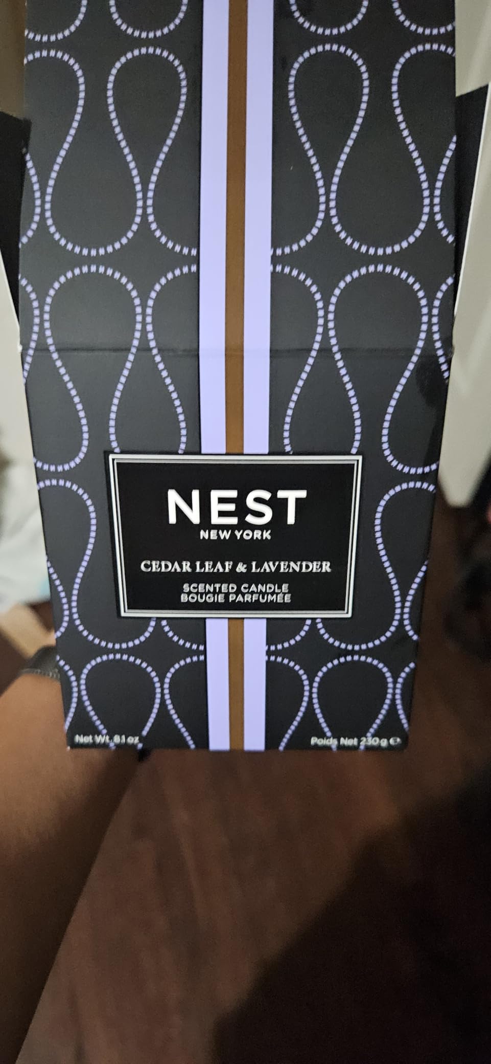 NEST New York Scented Classic Candle, Cedar Leaf & Lavender - 8.1 oz - Up to 60-Hour Burn Time - Reusable Glass Vessel customer photo 2