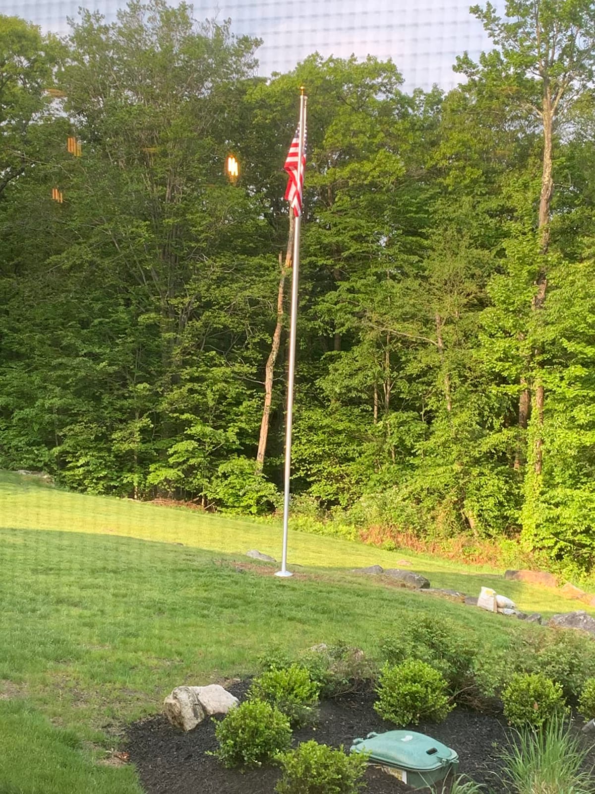 25 FT In Ground Heavy Duty Commercial Grade Tapered Flag Pole Flagpole Comes with Deluxe Top Truck for Business Government and Residential Made in The USA Holds Two Flags customer photo 1