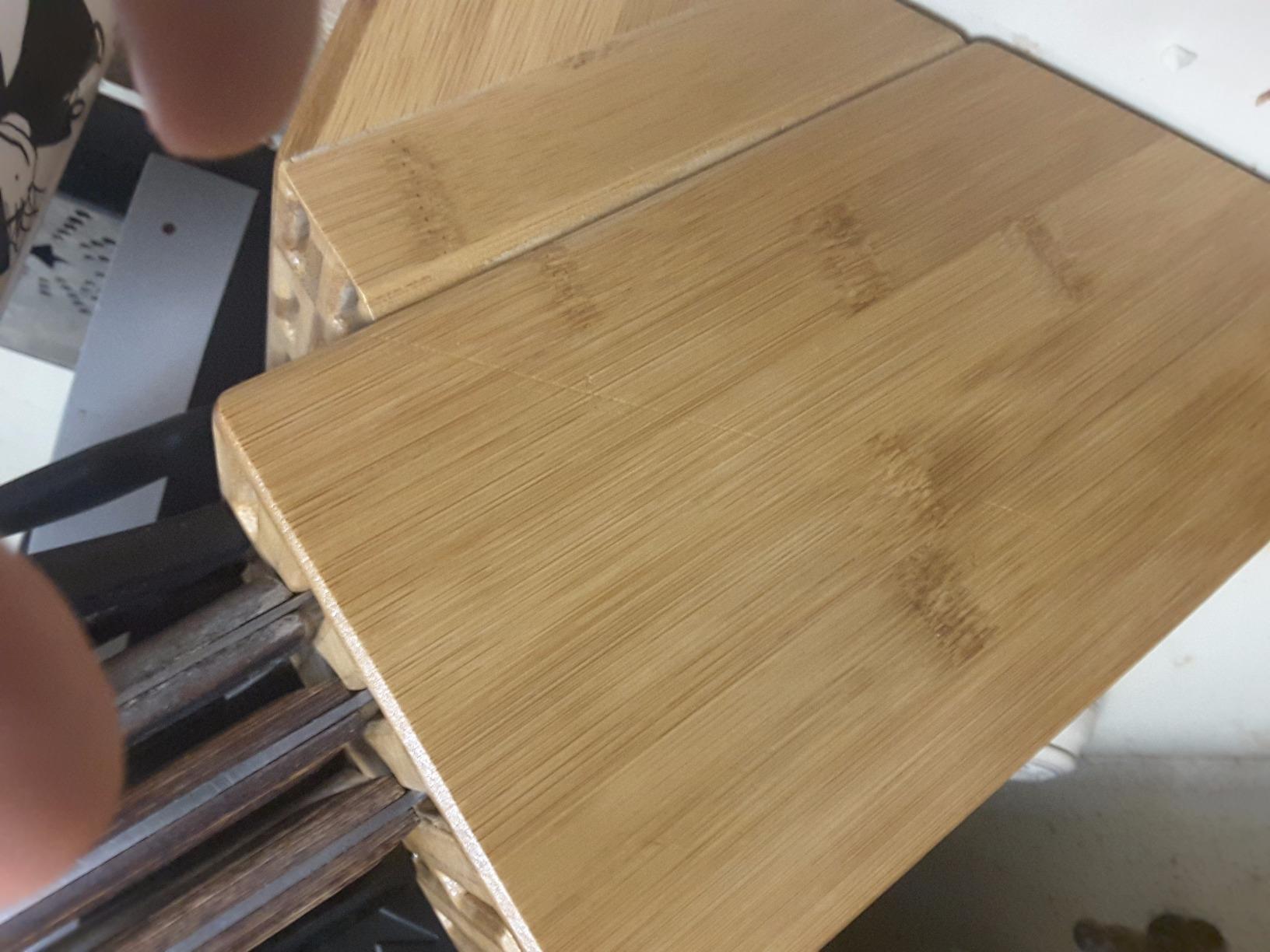 Shenzhen Knives 20 Slot Bamboo Countertop Knife Block – Large, 8x5.25x11 customer photo 2