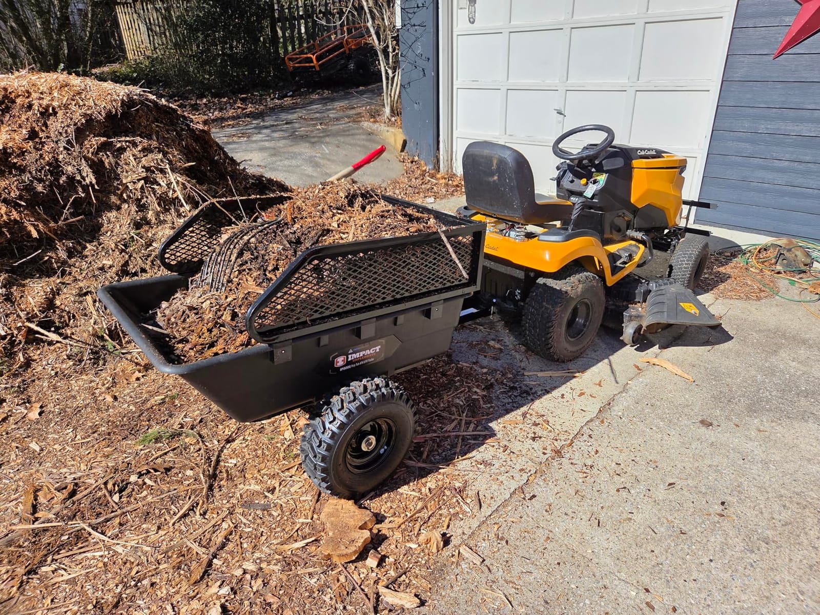 Impact Implements 1500lb Poly Tub Agricultural Trailer by MotoAlliance customer photo 1