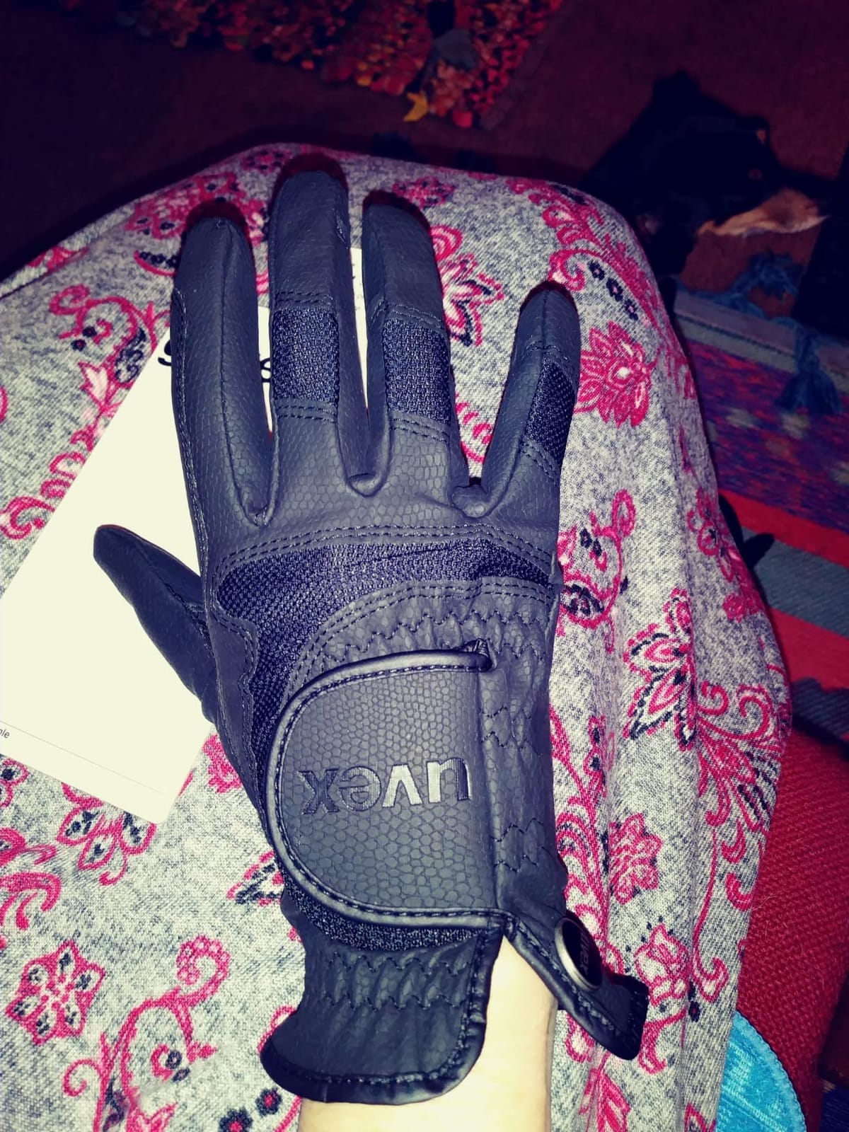 Uvex i-Performance 2 Riding Gloves – Highly Elastic Grip – Touchscreen Compatible customer photo 1